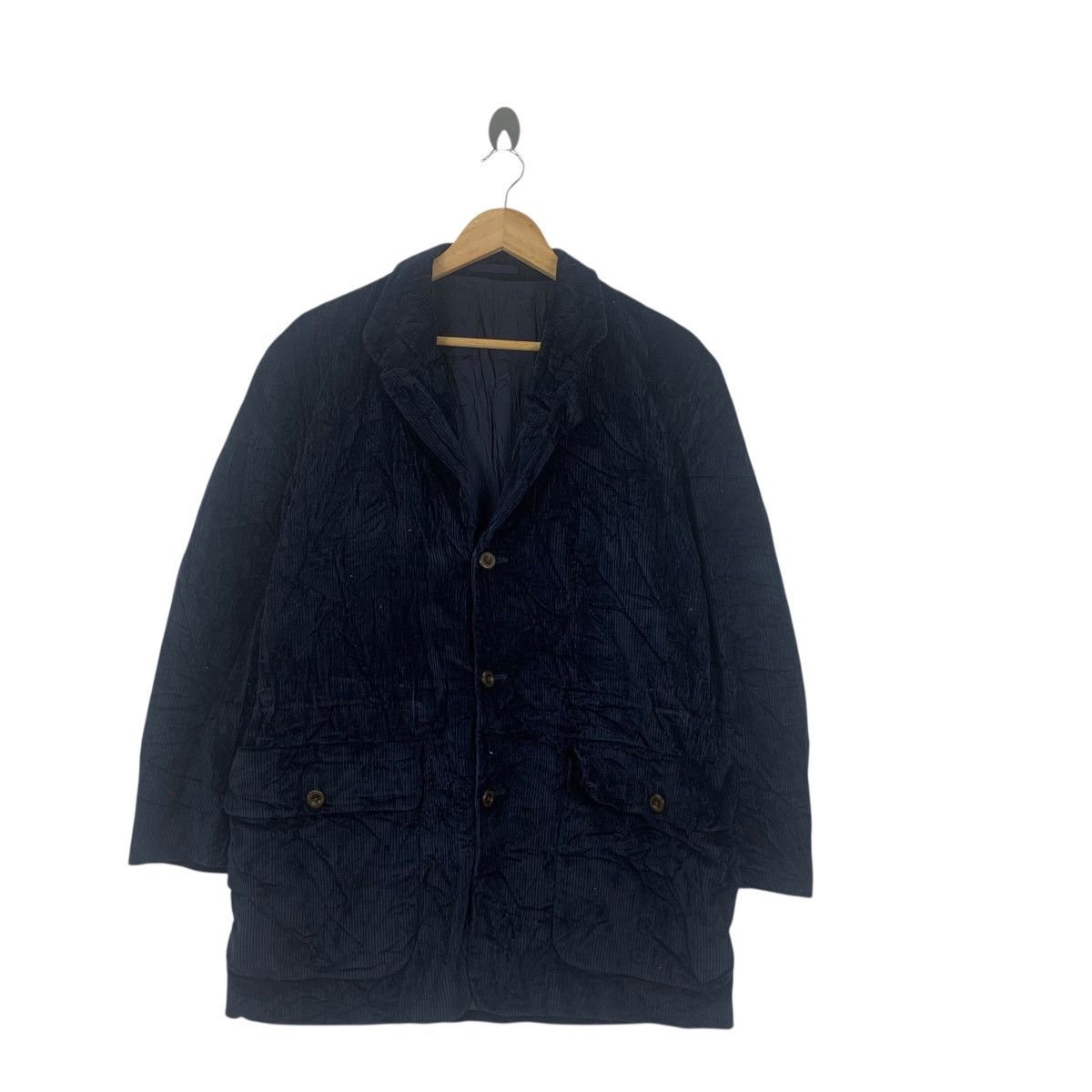 Burberry Vintage 90’ BURBERRY LONDON Corduroy Cotton Blazer Coat Size 38L - 3 Thumbnail