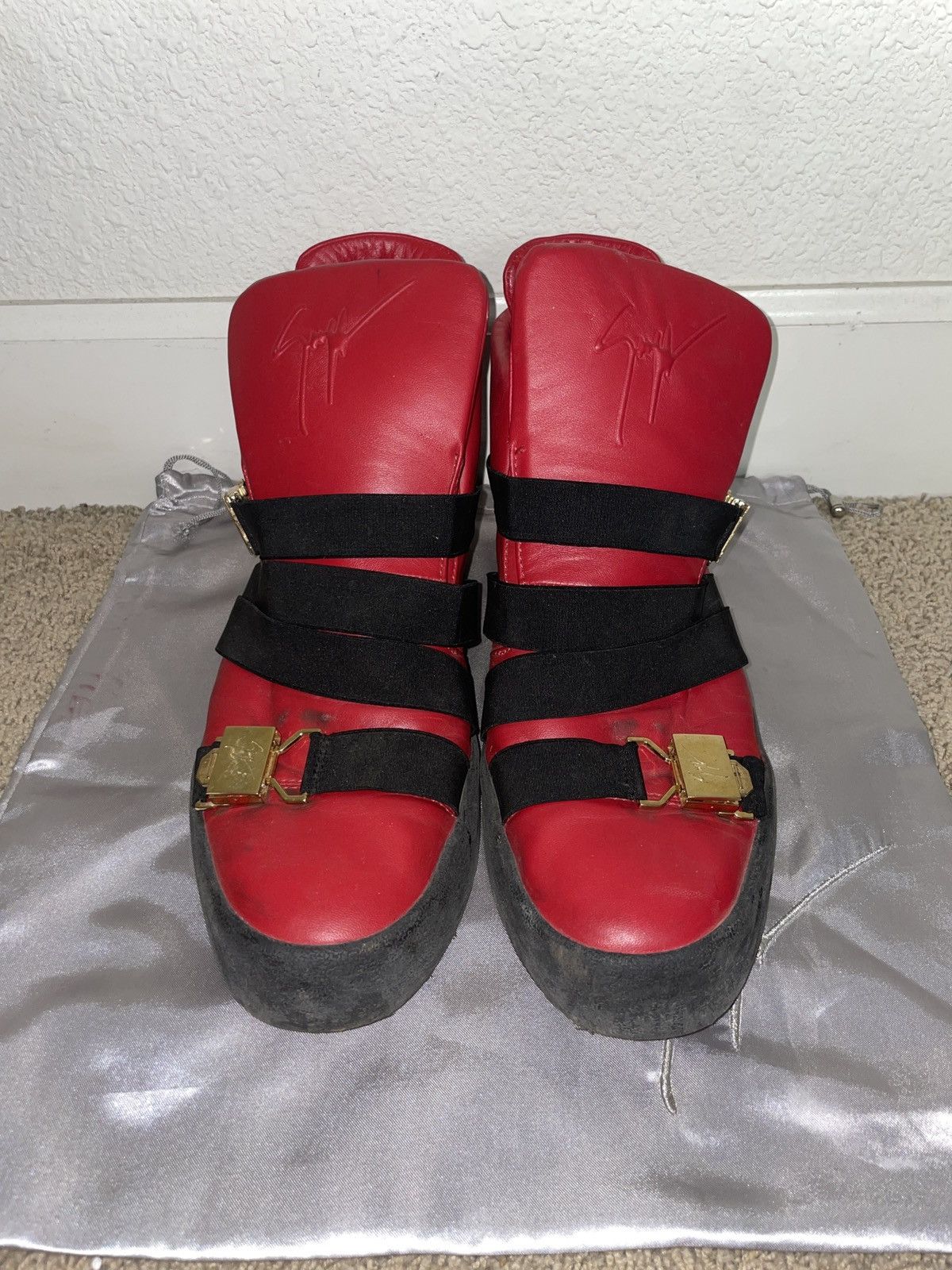 FW15 Fat tongue belt strap giuseppe zanotti