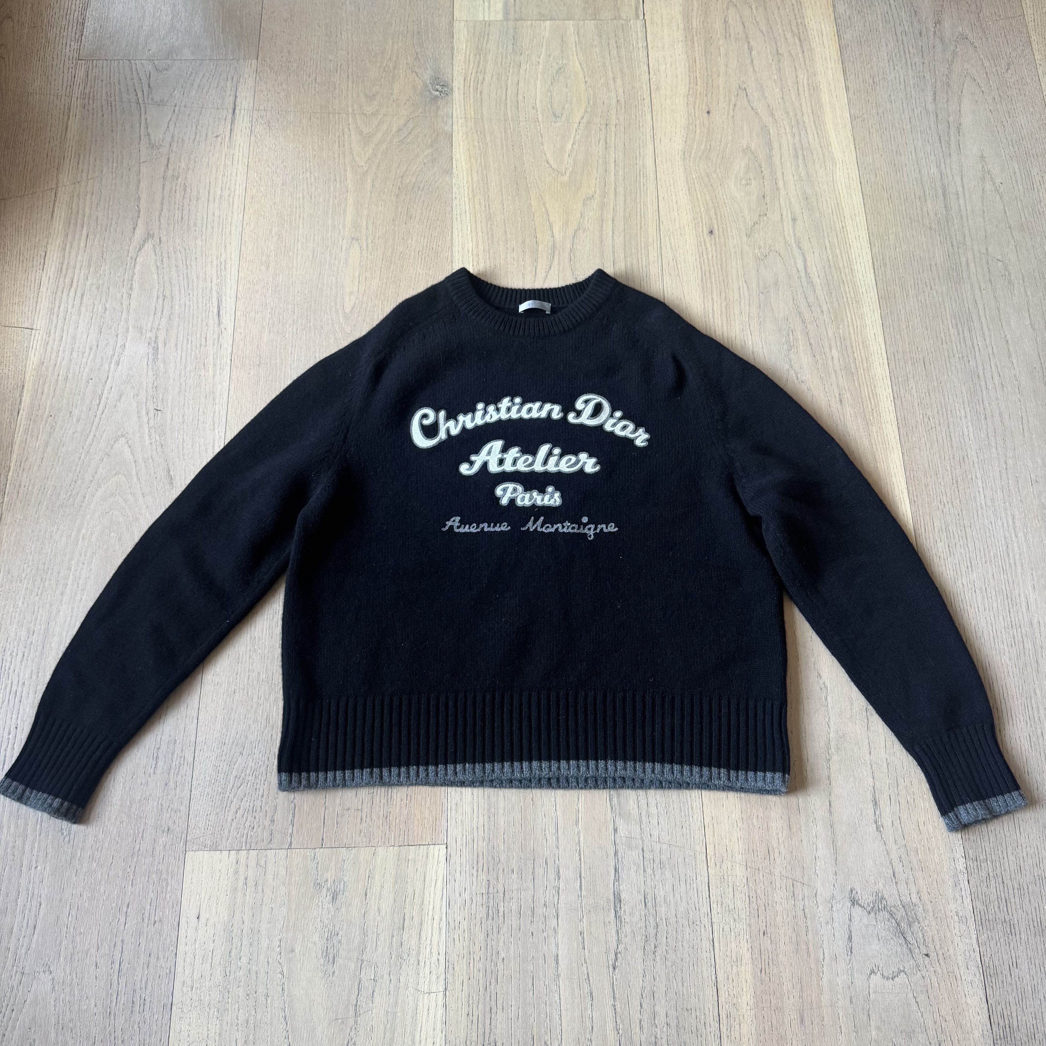 Dior Dior - Atelier Wool Sweater - Black Size US XXL / EU 58 / 5 - 1 Thumbnail