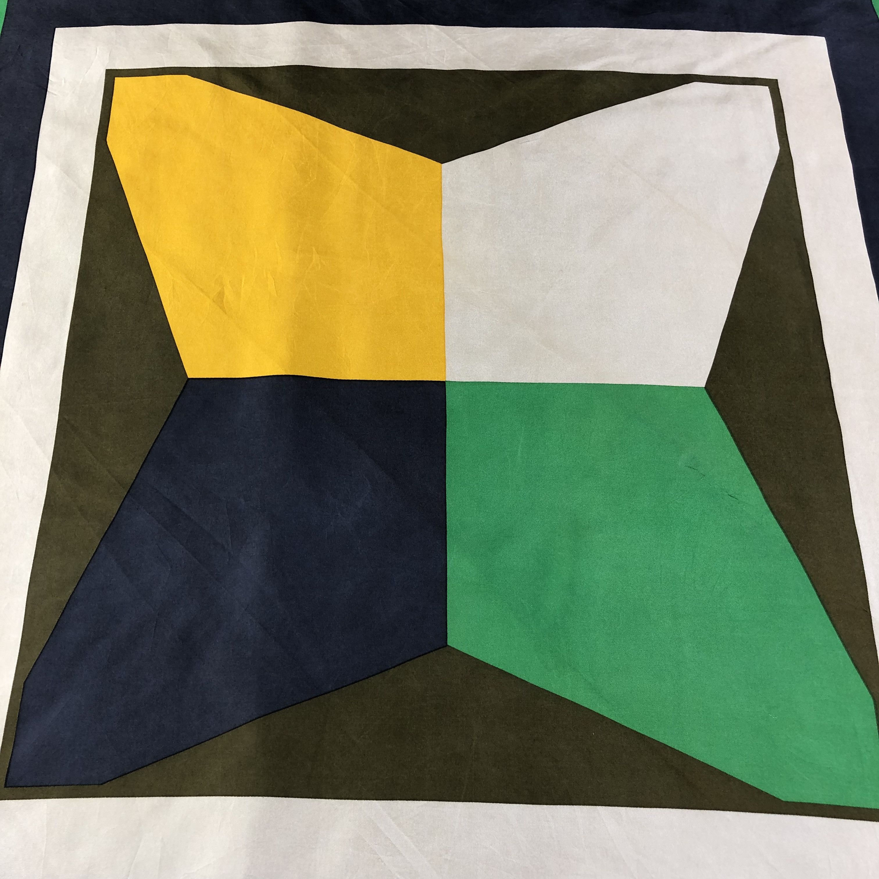 Vintage Vintage Luxury Hand Rolled Silk Scarf M582 Size ONE SIZE - 5 Thumbnail