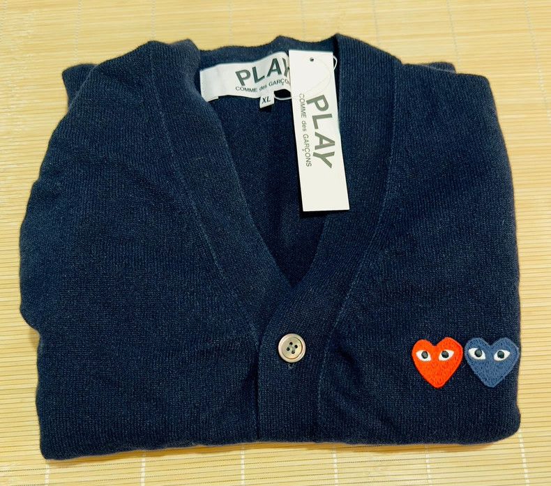 Comme des Garcons Comme Des Garcons Cardigan, navy blue Size US XL / EU 56 / 4 - 2 Thumbnail