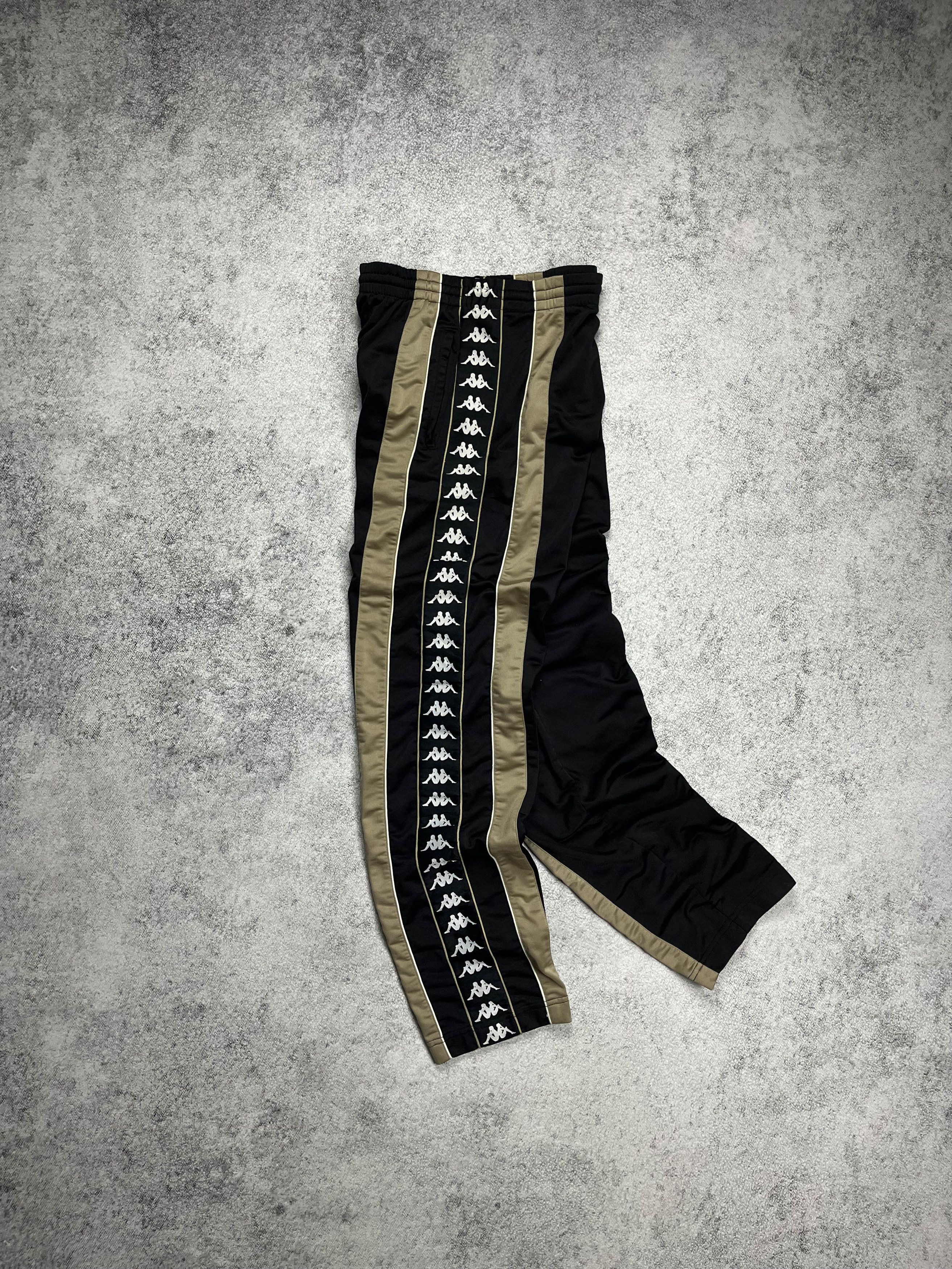 image of Kappa Track Pants in Black, Men's (Size 32)