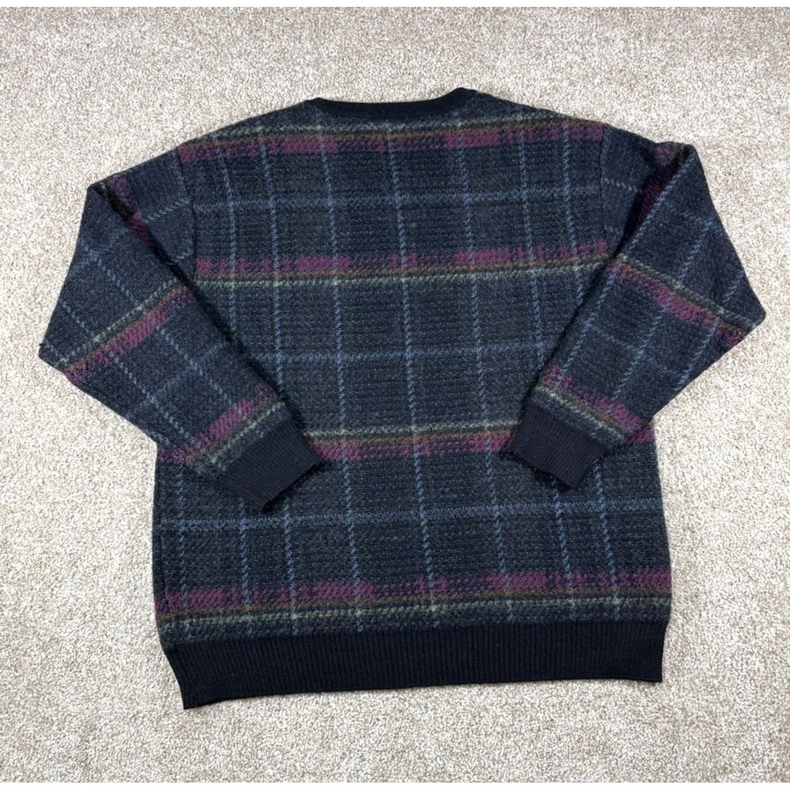 Roundtree & Yorke VINTAGE Roundtree & Yorke Sweater Mens M-L VTG Collection Striped Wool Blend Size Size US M / EU 48-50 / 2 - 4 Thumbnail