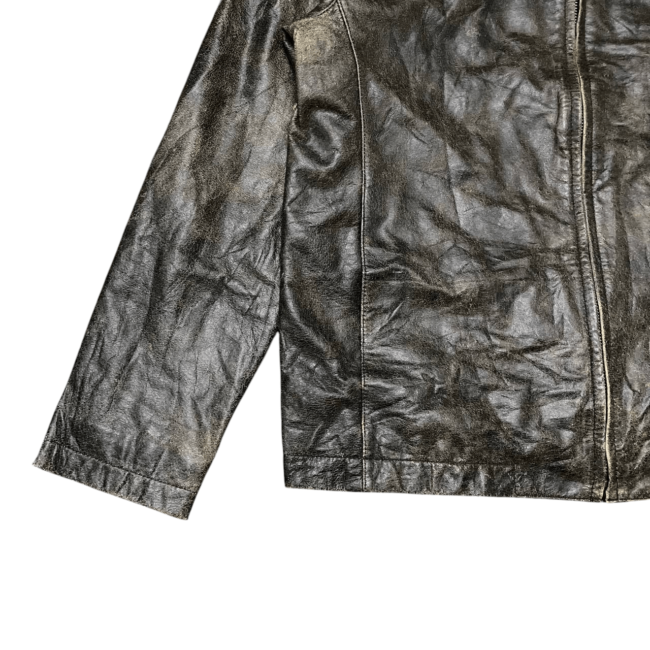 Leather Vintage Dual Leather Zipper Jacket Size US M / EU 48-50 / 2 - 4 Thumbnail