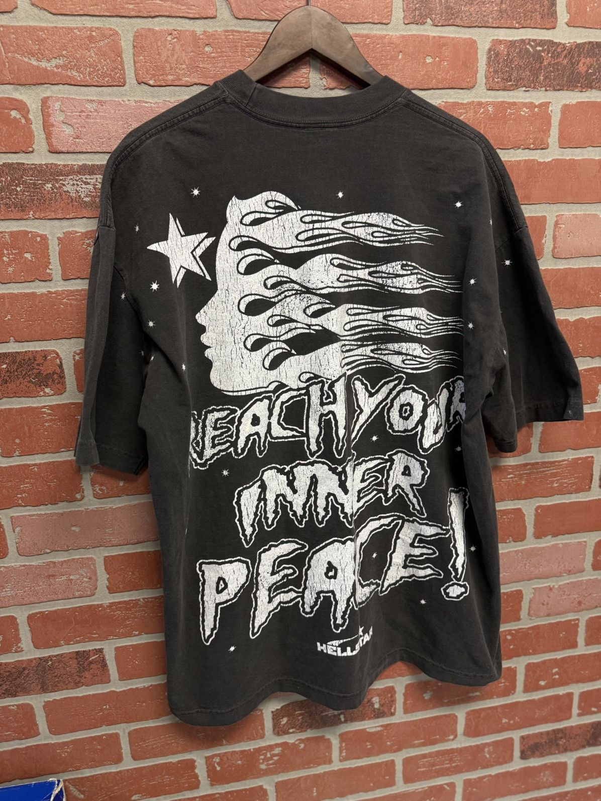 HELLSTAR Hellstar Original Drop Tee Shirt Size XL 🧼 Size US XL / EU 56 / 4 - 5 Thumbnail