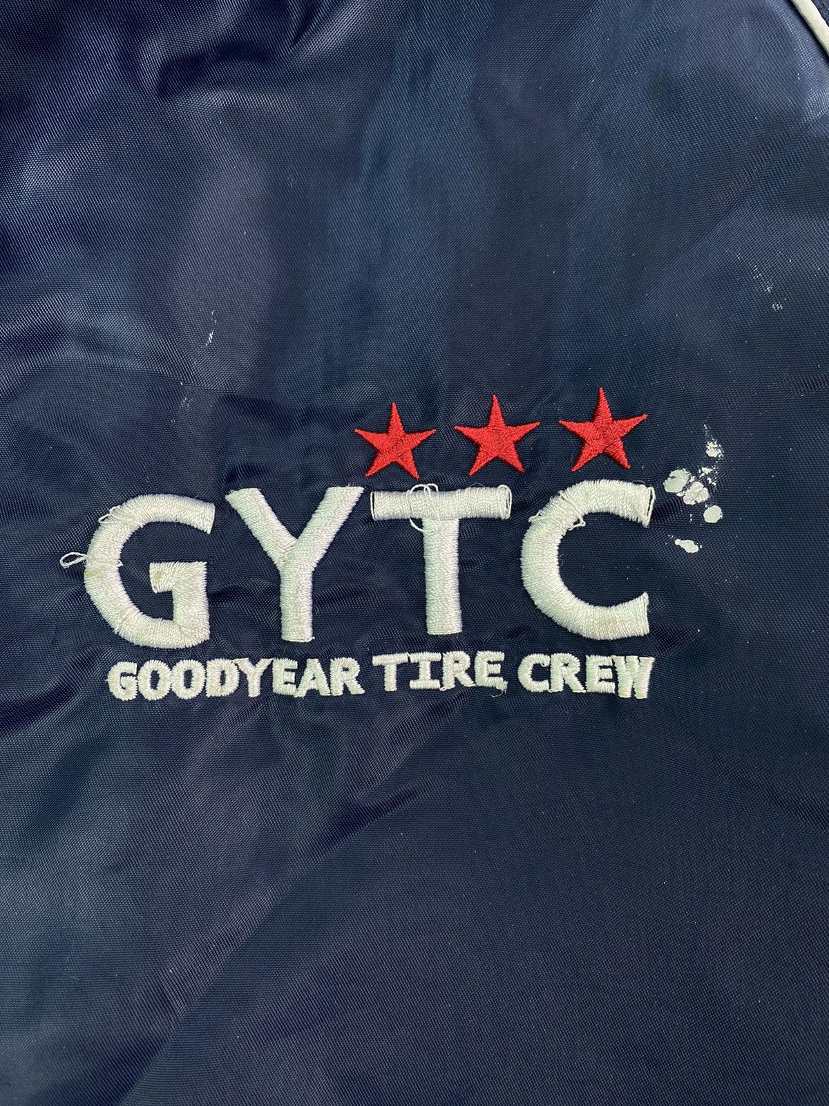 Vintage Vtg 90s Good Year Tyre Crew racing motorsport bomber jacket Size US L / EU 52-54 / 3 - 5 Thumbnail