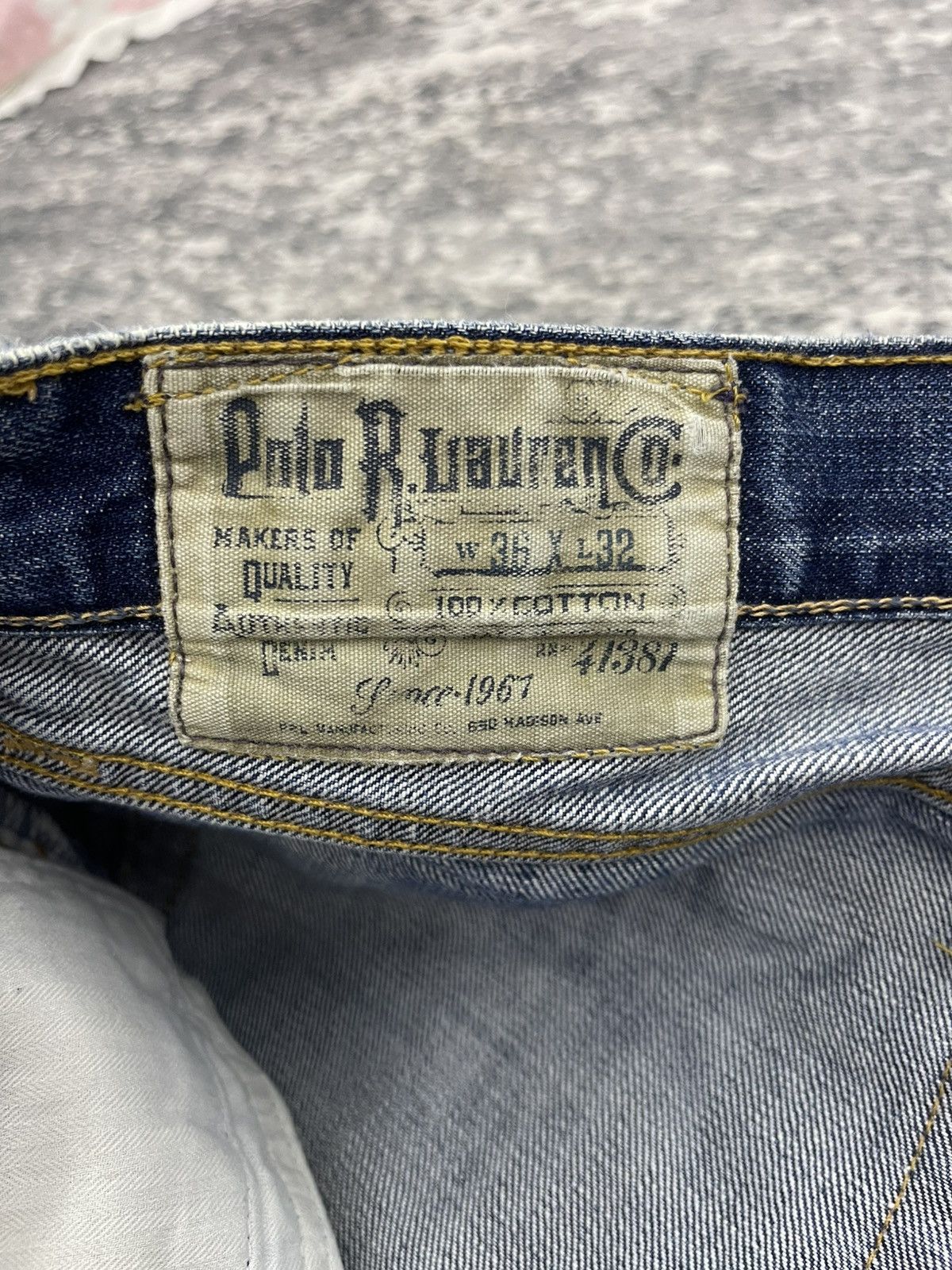 RRL Ralph Lauren Vintage Polo Ralph Lauren Baggy Distressed Denim Size US 36 / EU 52 - 11 Thumbnail