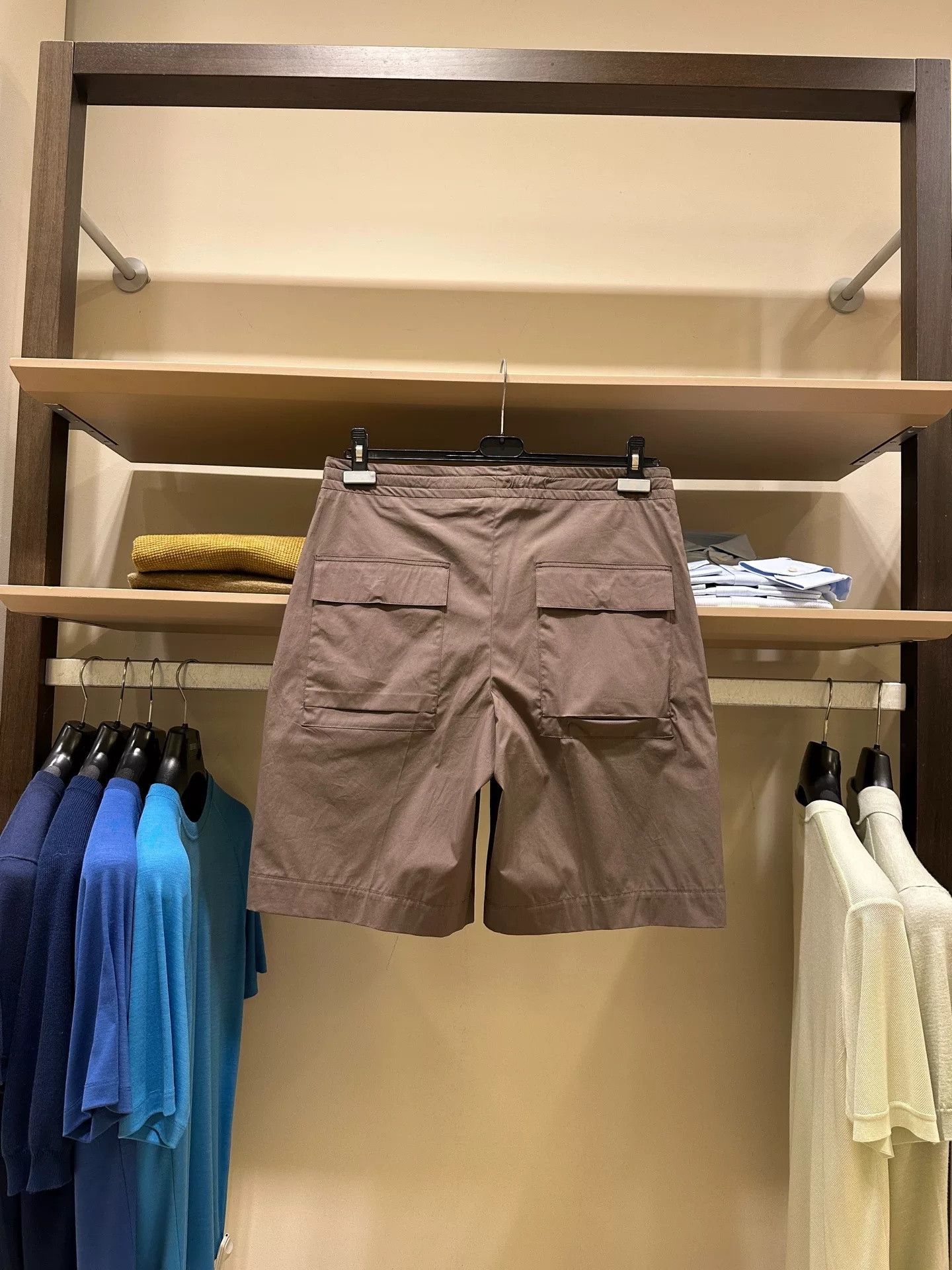 Ermenegildo Zegna Zegna Brown Men's Discount Shorts Size US 32 / EU 48 - 4 Thumbnail