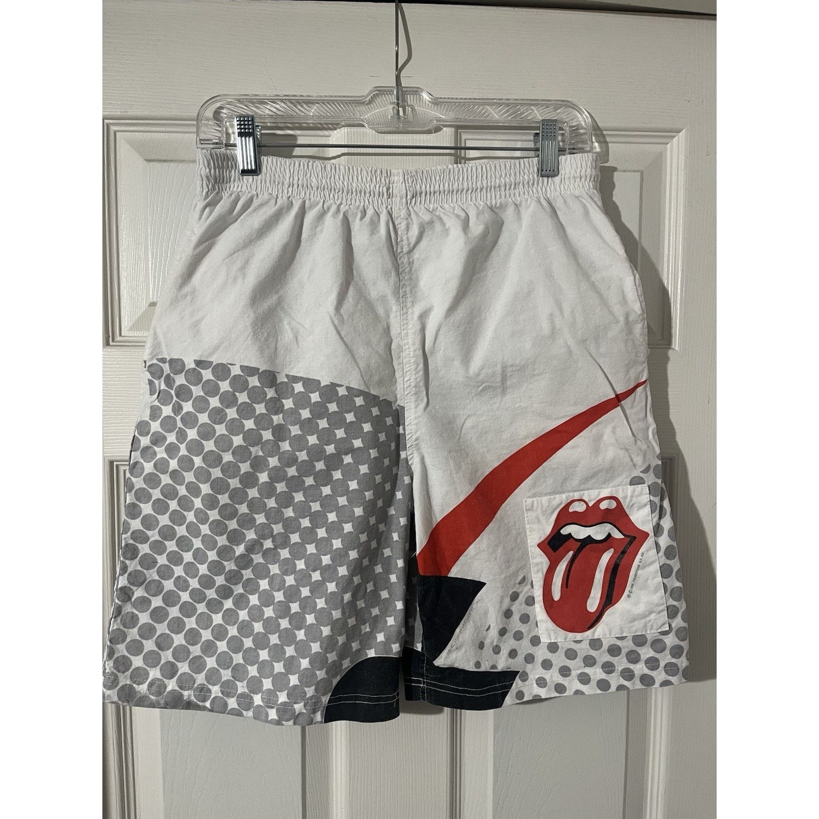 Brockum Vintage The Rolling Stones Shorts 1989 Size M/L Brockum RARE Size US 29 - 1 Thumbnail