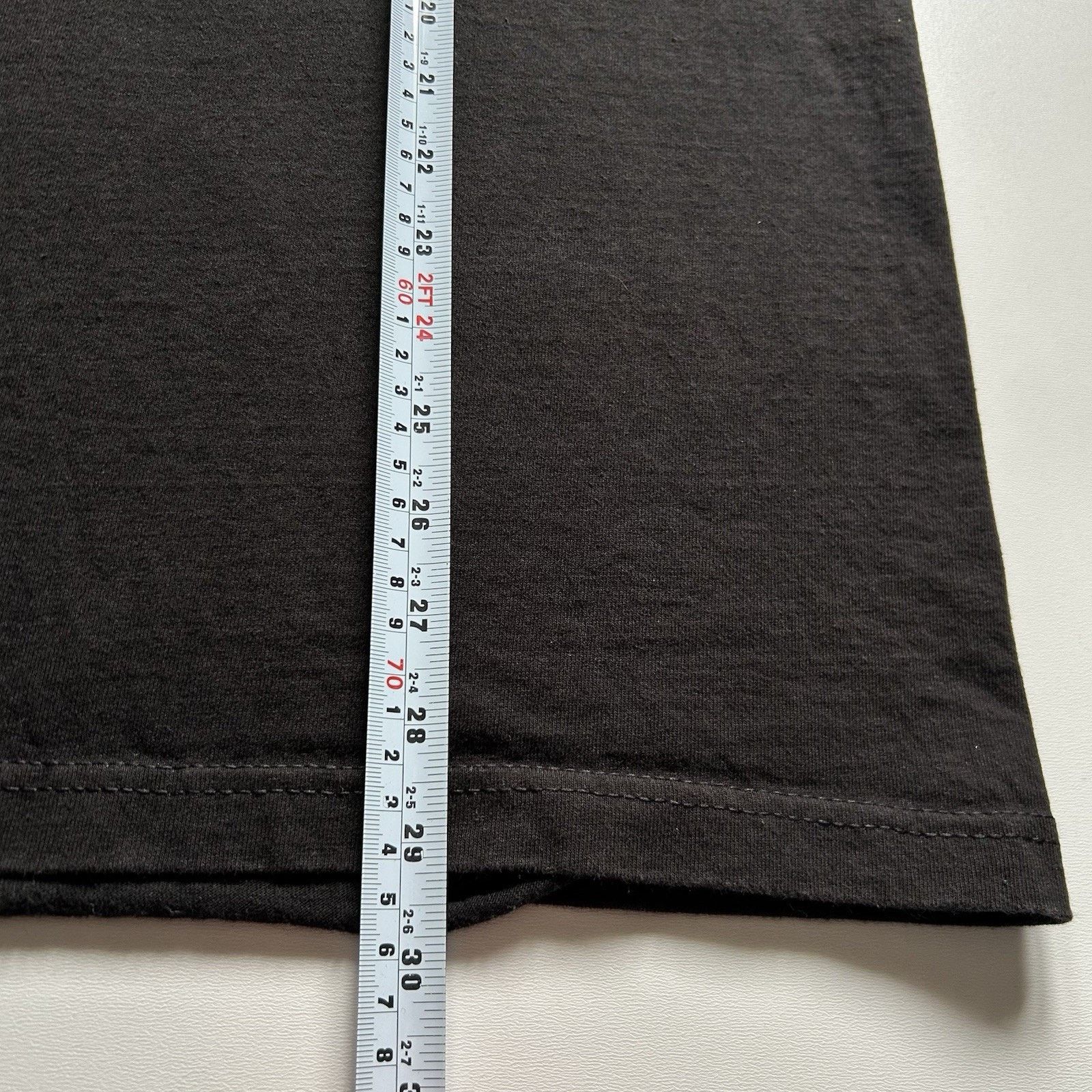 Vintage Vintage Sun Faded Black Blank T-Shirt Large Y2K Shaka Cotton Size US L / EU 52-54 / 3 - 8 Thumbnail