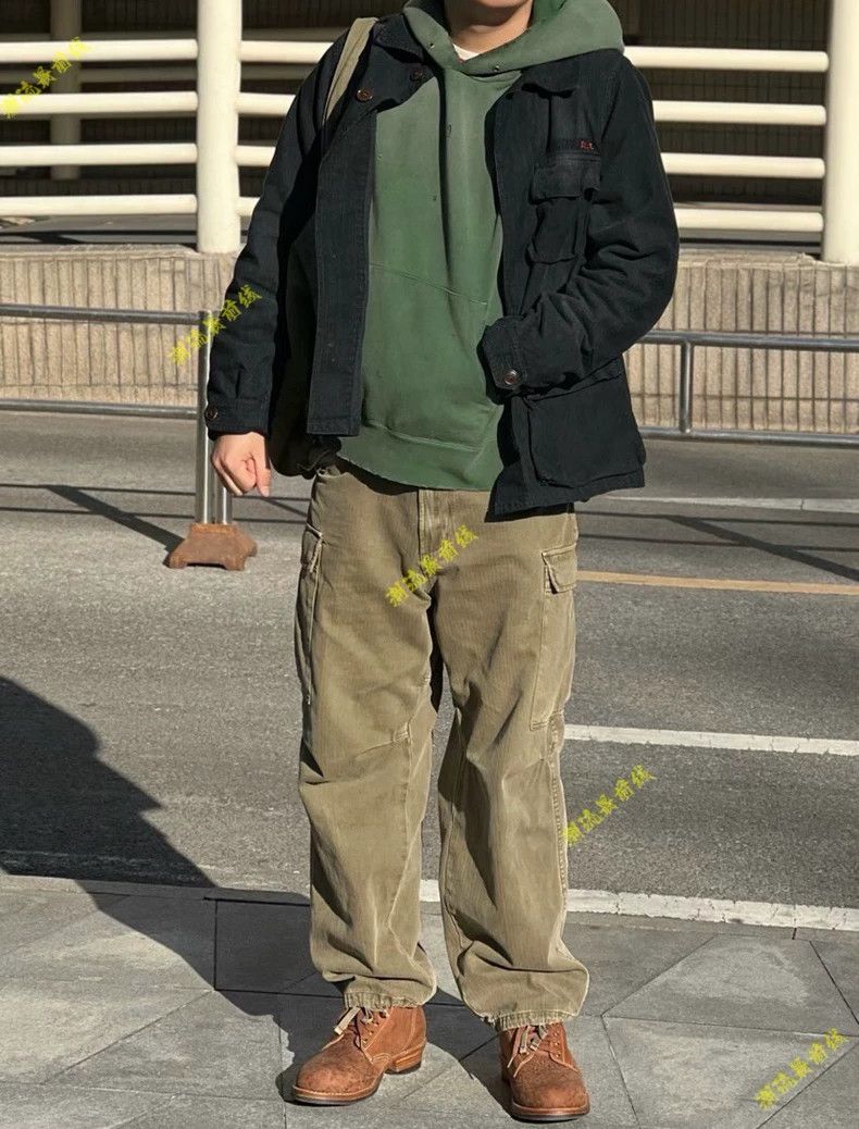 Visvim visvim size 1 22aw Eiger CD military line herringbone army Size US 28 / EU 44 - 6 Thumbnail