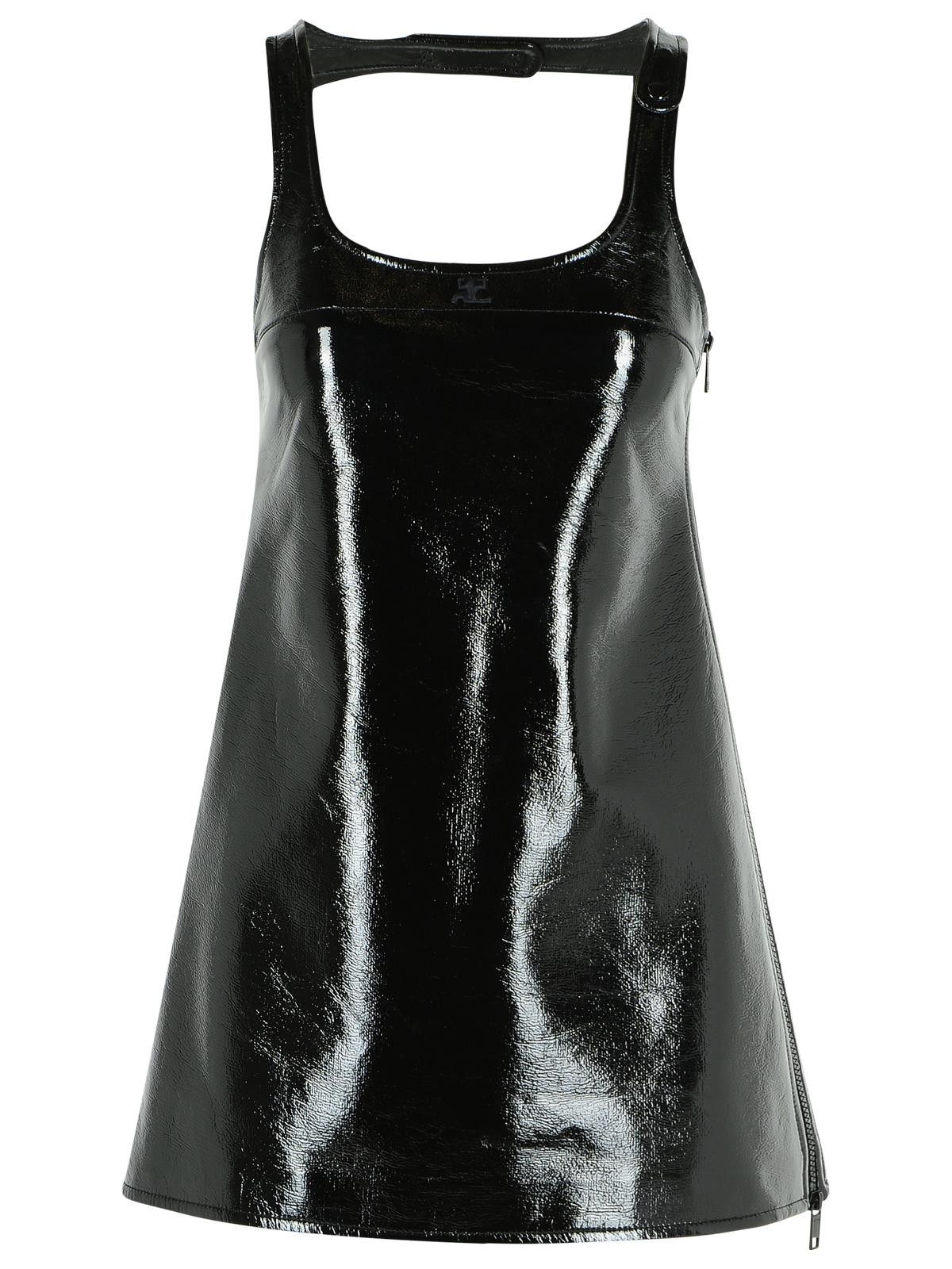 Courreges COURREGES 'Reedition' Dress In Black Cotton Blend Size M / US 6-8 / IT 42-44 - 1 Thumbnail