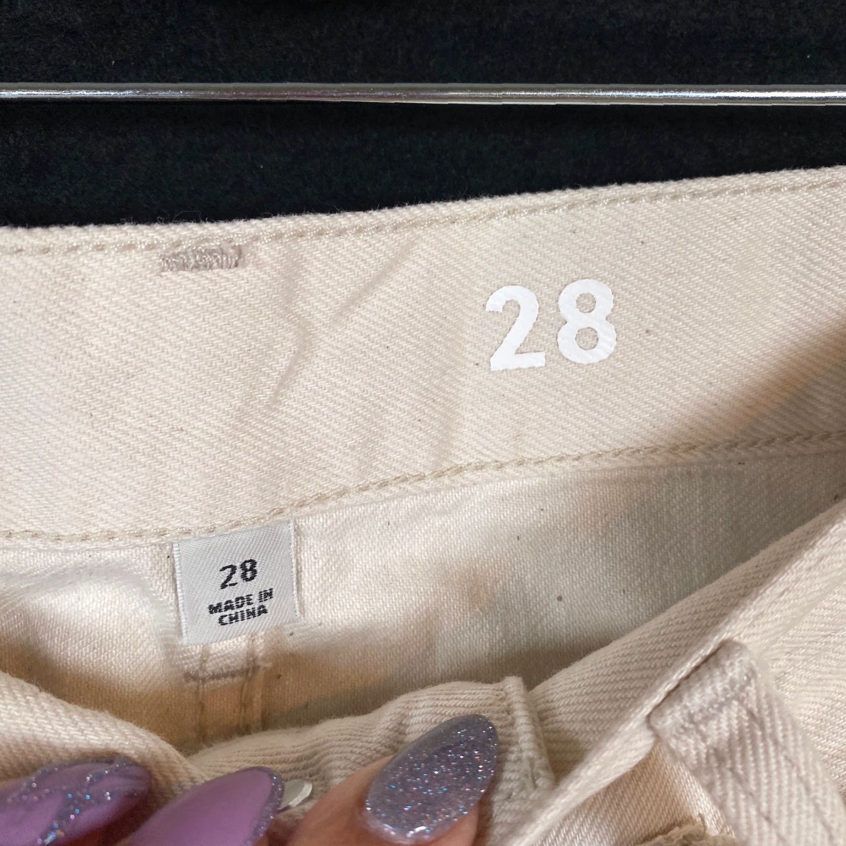 J.Crew J.Crew Jeans Cream Full Length Straight 100% Cotton 28 Womens Casual Momcore Normcore Streetwear 5-Pocket Denim Zip Button Size 28" / US 6 / IT 42 - 5 Thumbnail