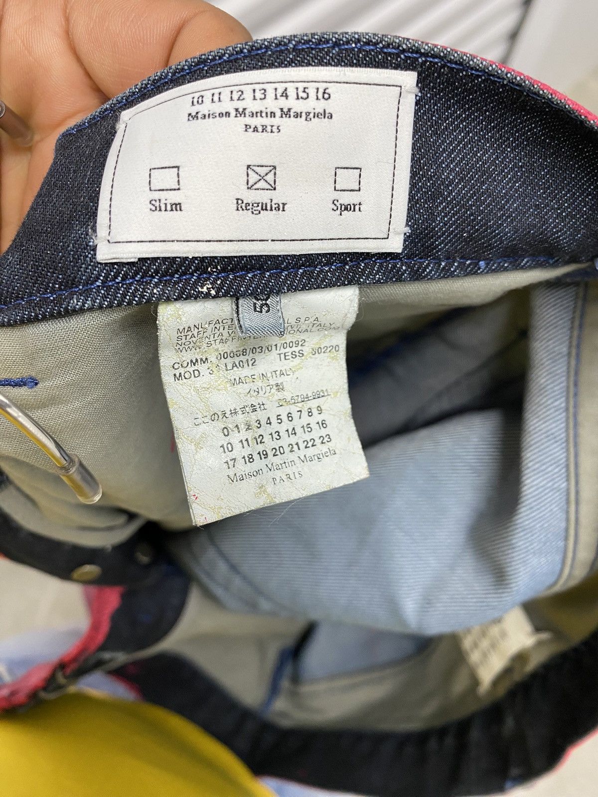 Maison Margiela Maison Martin Margiela Pink Painted Straight-Leg Jeans Size US 34 / EU 50 - 15 Thumbnail