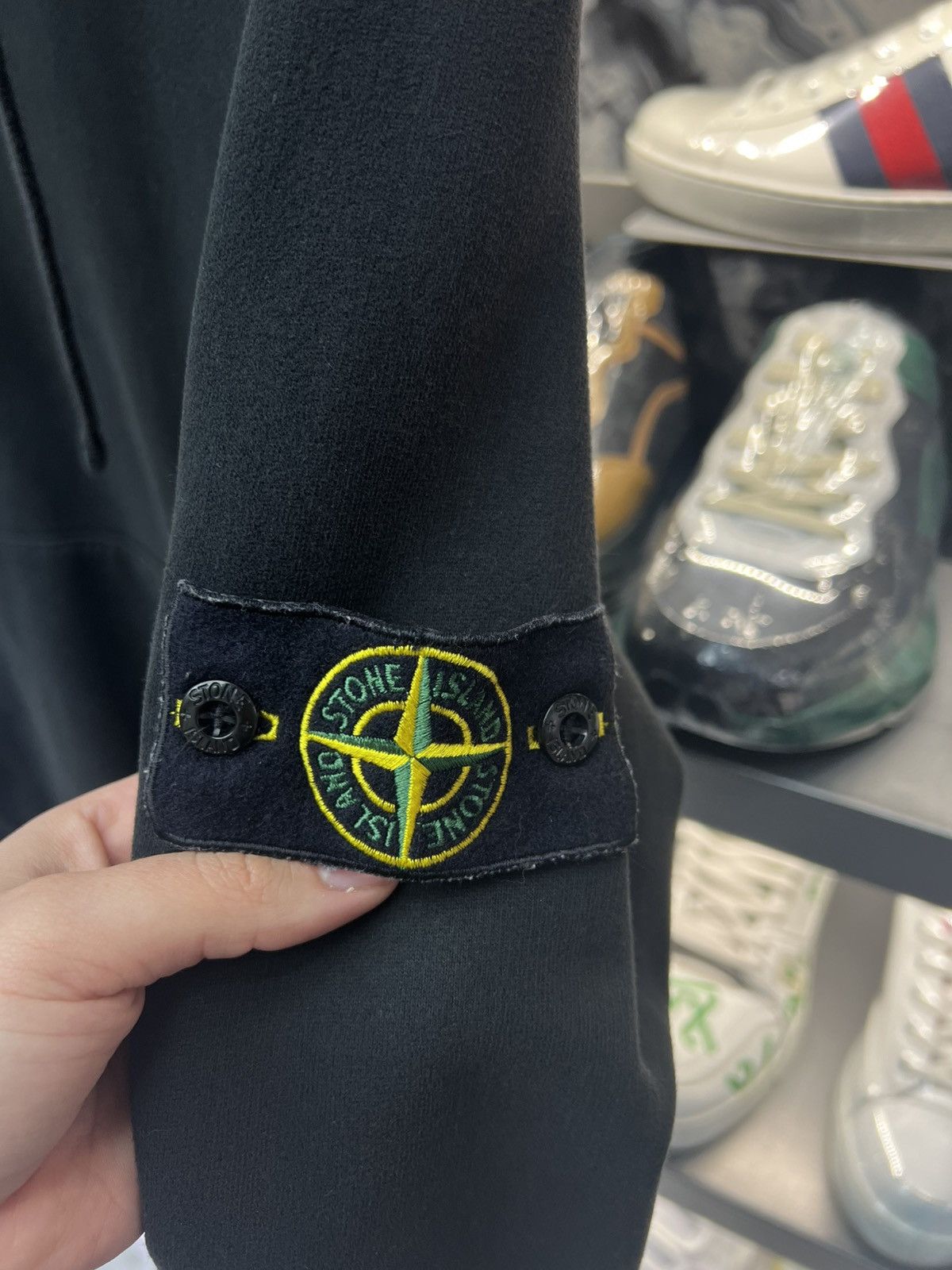 Stone Island Stone Island Black Patch Hoodie Size US M / EU 48-50 / 2 - 5 Thumbnail