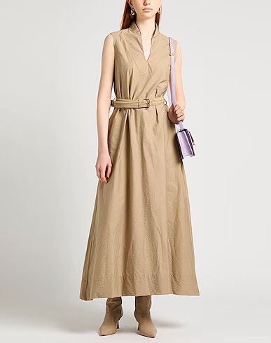 o1w1db10825 Dress in Dark Beige