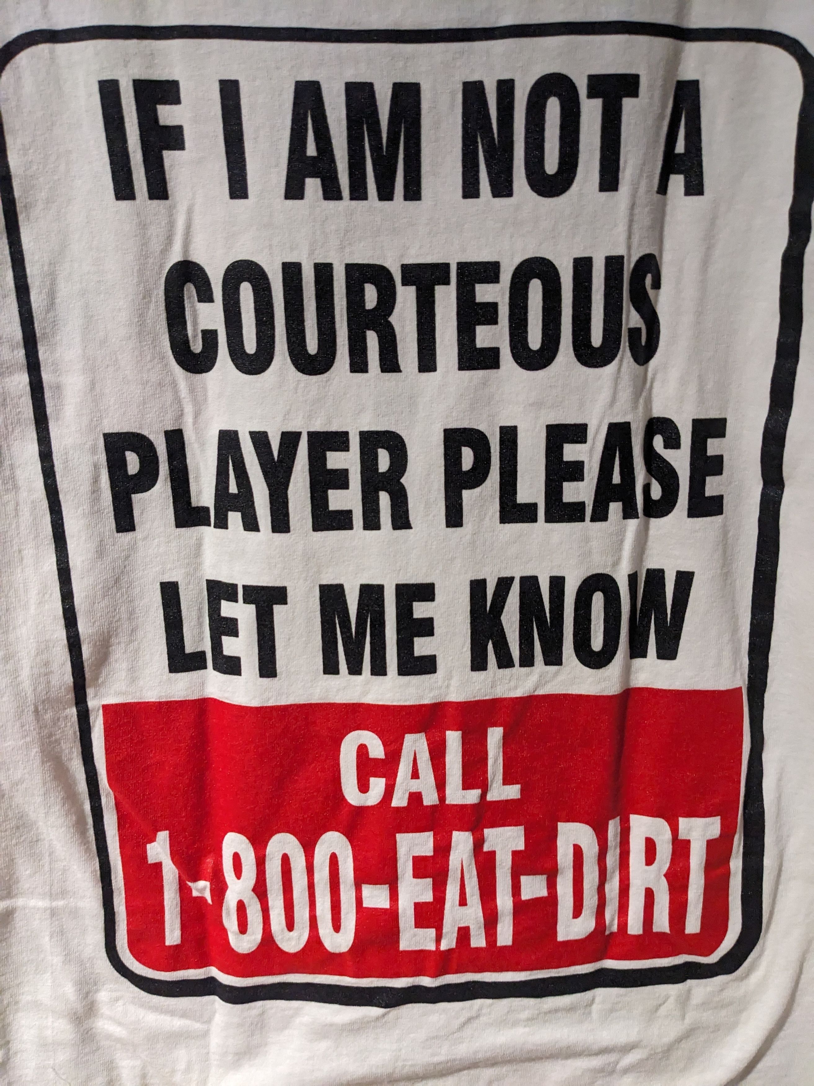 Vintage Vintage 90s Utopia Sport If I Am Not a Courteous T-Shirt Size US L / EU 52-54 / 3 - 2 Thumbnail