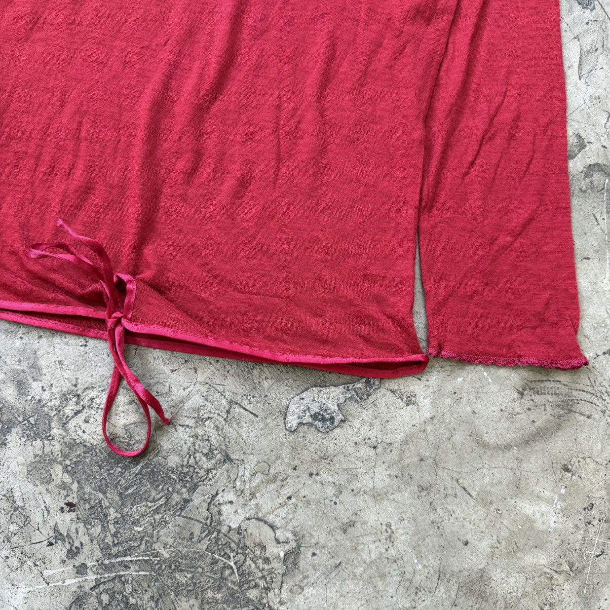 Miu Miu Miu Miu - 90’s Archive Wool Ribbon L/S Size XS / US 0-2 / IT 36-38 - 5 Thumbnail
