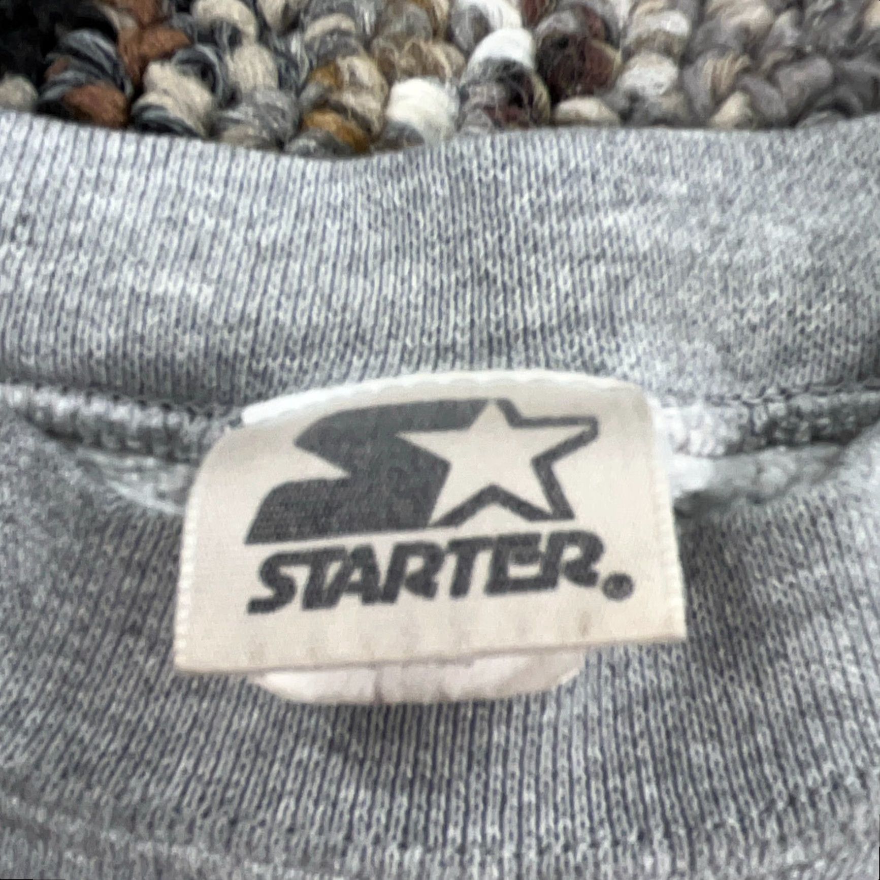 Starter VINTAGE Starter Sweatshirt Men Large Gray Crew Neck 90s Navy Military USA Classic Retro Hipster School College Shirt Size US S / EU 44-46 / 1 - 4 Thumbnail