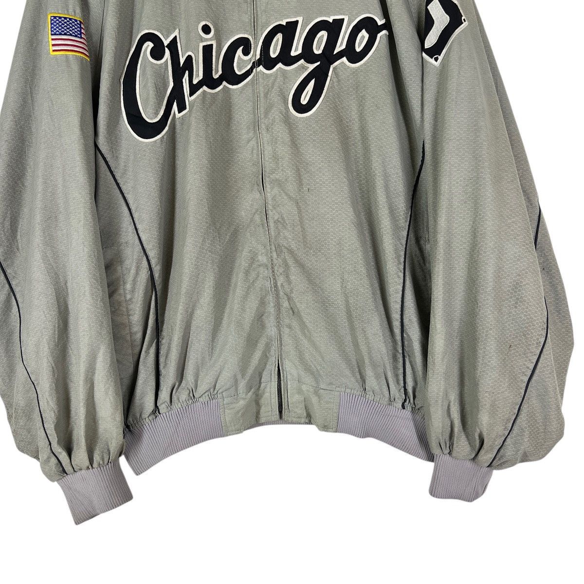 Majestic 🔥 Majestic Authentic Collection Chicago Sox Bomber Jacket Size US XXL / EU 58 / 5 - 7 Thumbnail