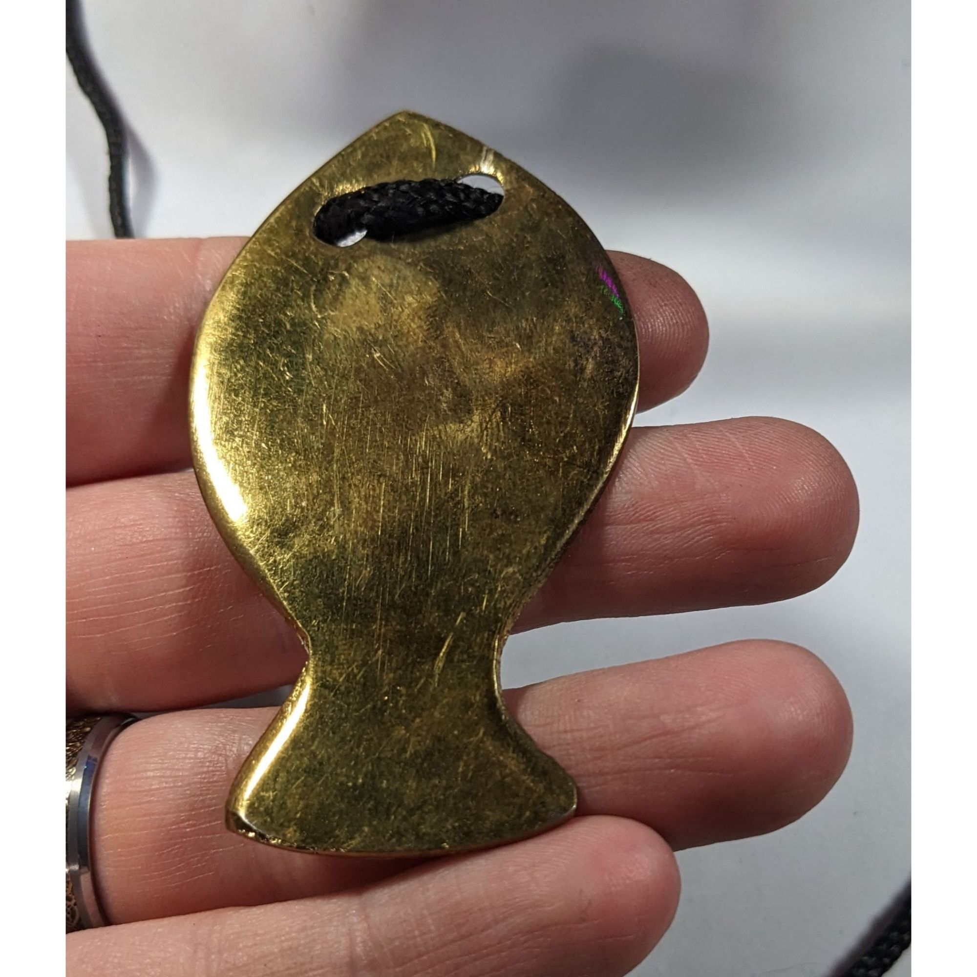 Other Casual Bronze Metal Fish Pendant Necklace Size ONE SIZE - 6 Thumbnail