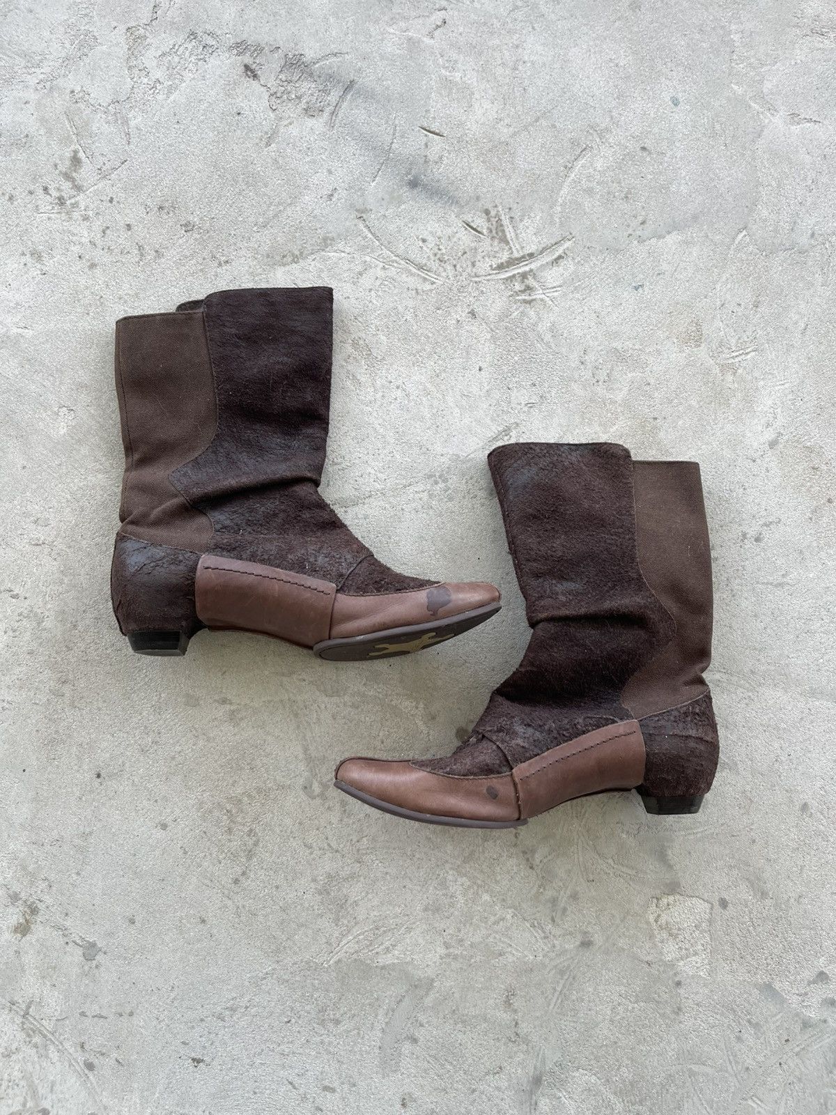 Diesel × Vintage Vintage 90s Rare Diesel Sharp Shooter Cowboy Western Boots Size US 8.5 / IT 38.5 - 2 Thumbnail