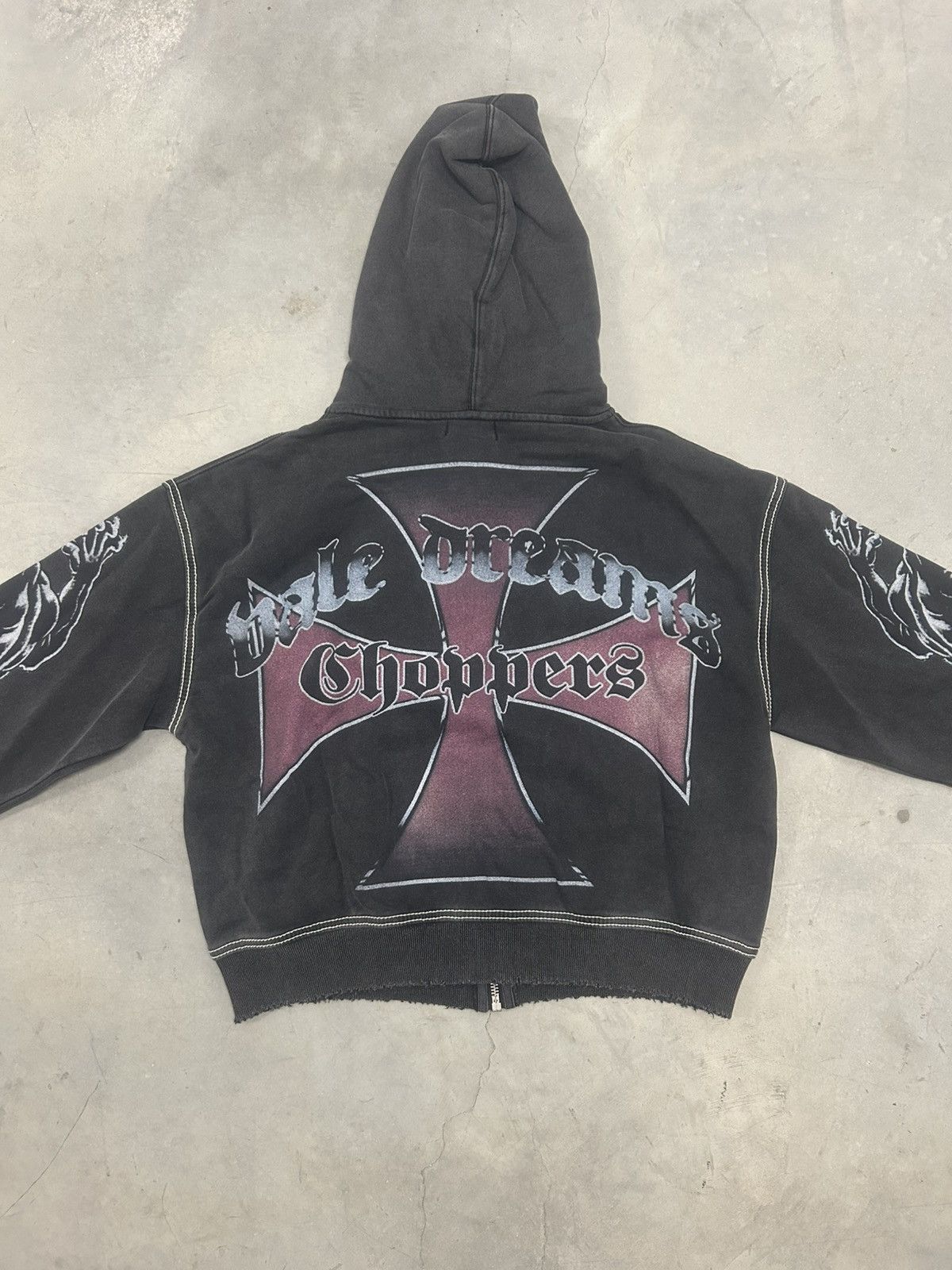 Vale Vale Forever Valley Dreams Black Hardy Boyz Zip Up Hoodie Size US S / EU 44-46 / 1 - 3 Thumbnail