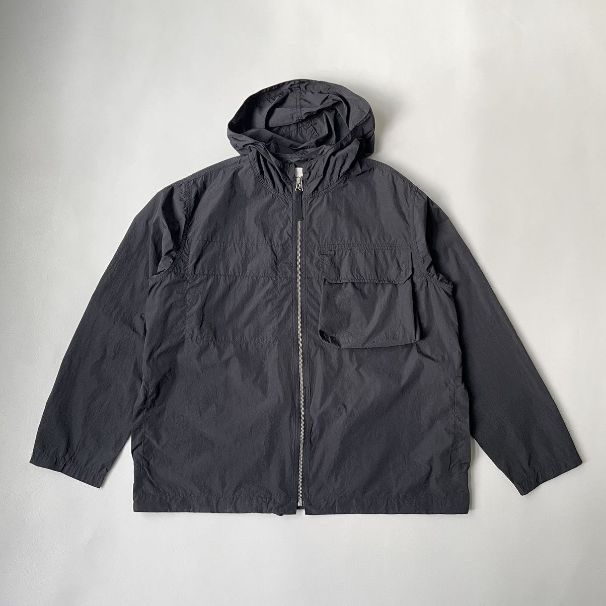 image of Our Legacy Dark Blue Nylon ‘Lizard’ Parka, Men's (Size Small)