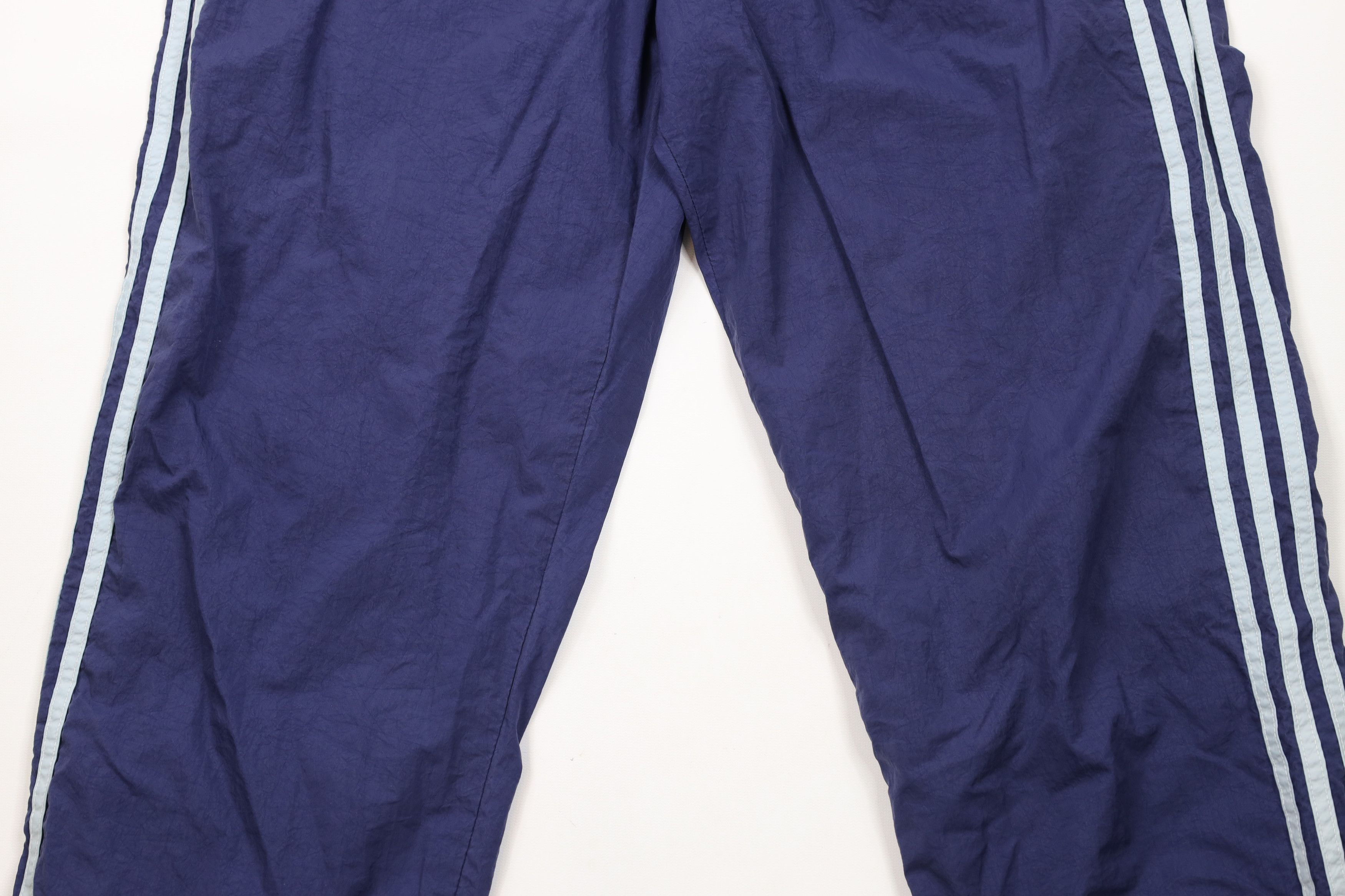 Adidas × Vintage Vintage 90s Adidas Cuffed Nylon Windbreaker Joggers Pants Size US 36 / EU 52 - 3 Thumbnail