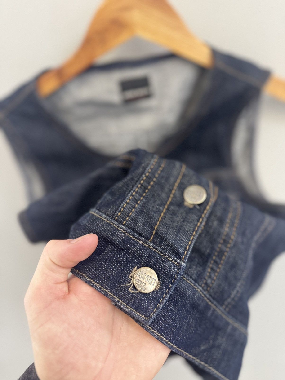 Miss Sixty Miss Sixty Y2K Vest Avant Gard Japanese Denim Style Size S Size S / US 4 / IT 40 - 6 Thumbnail