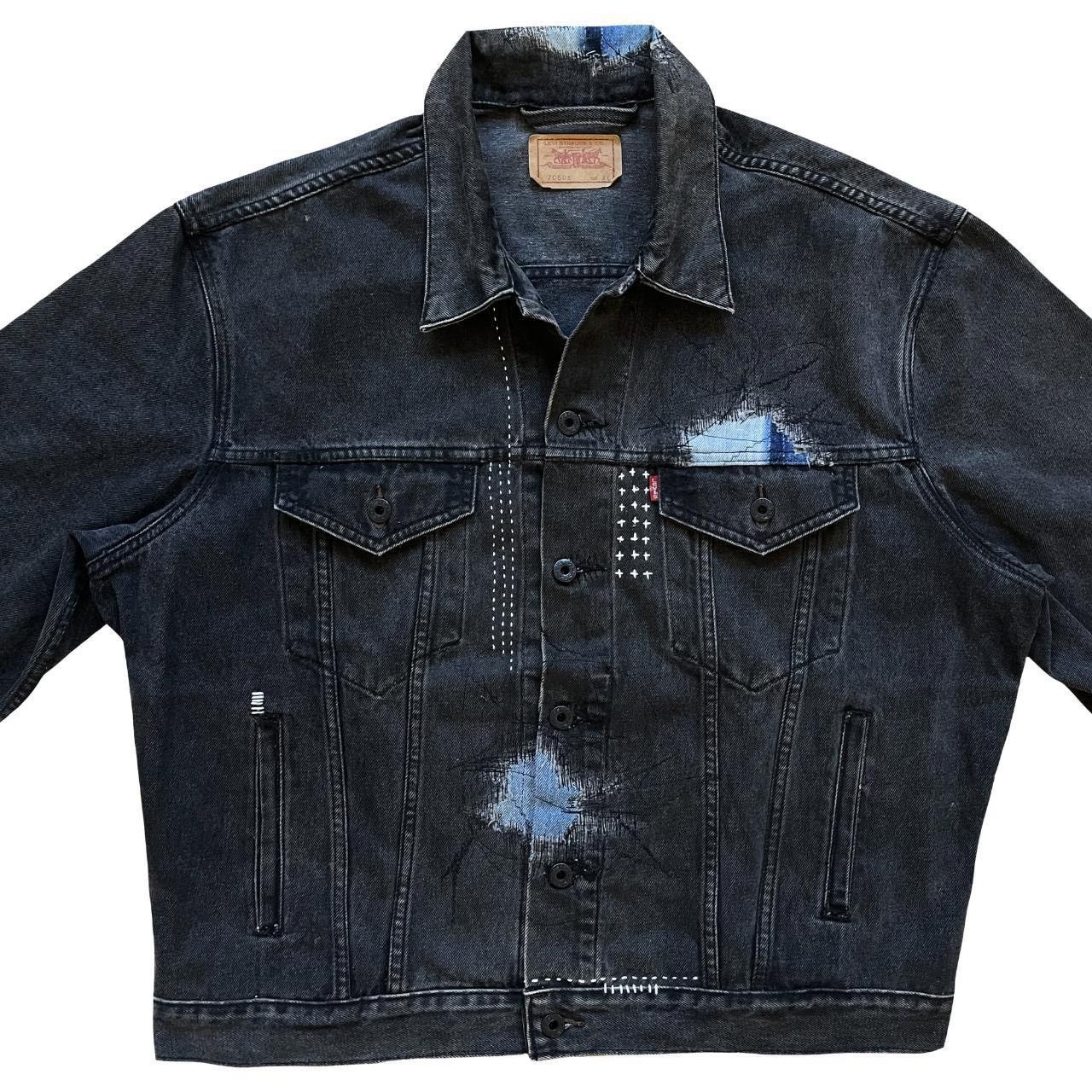 Kapital × Kapital Kountry × Levi's Japanese Boro Sashiko Denim Jacket Size US XL / EU 56 / 4 - 4 Thumbnail
