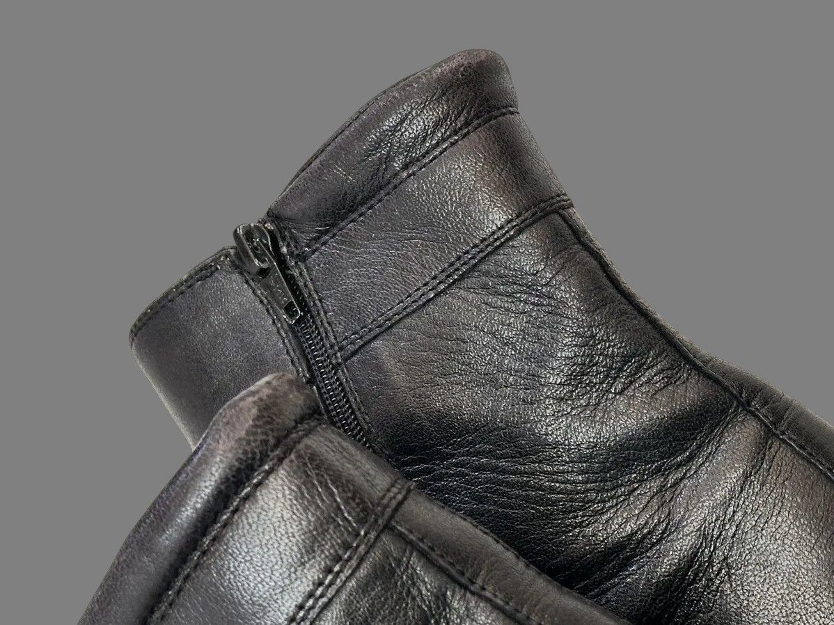 A.S.98 Black Leather Combat Boots Minimal Military Tech Style Size US 9 / IT 39 - 16 Thumbnail