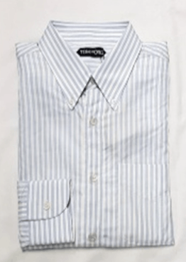 image of Tom Ford O1Loc1C0324 94Ridy Shirt In White, Men's (Size Large)