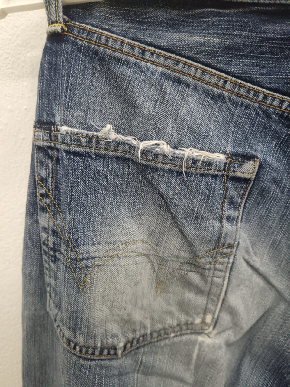 Edwin 💥BEST OFFER💥EDWIN EXCLUSIVE JAPANESE DISTRESSED DENIM Size US 30 / EU 46 - 14 Thumbnail