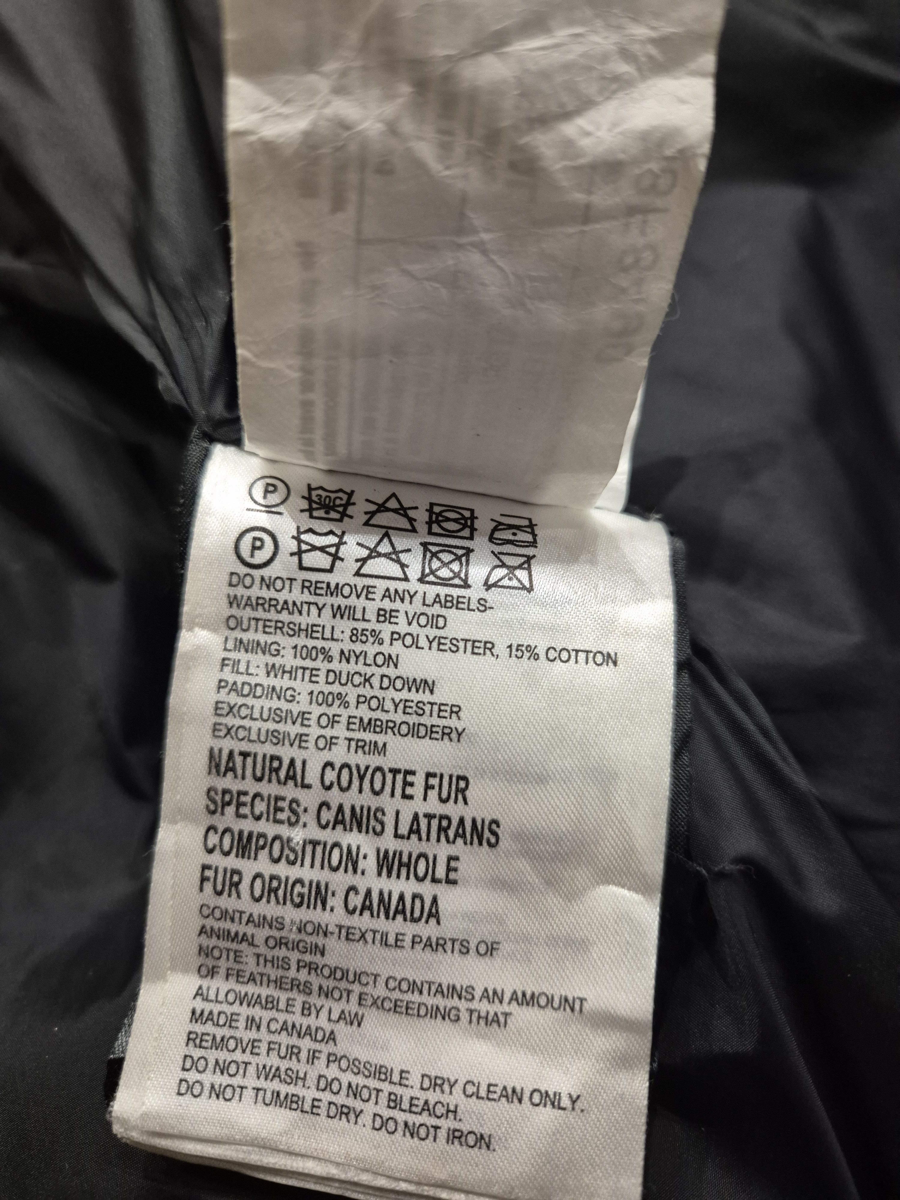 Canada Goose Canada Goose Womens Parka Jacket Navy Fur Hood XS 3804L Size XS / US 0-2 / IT 36-38 - 11 Thumbnail