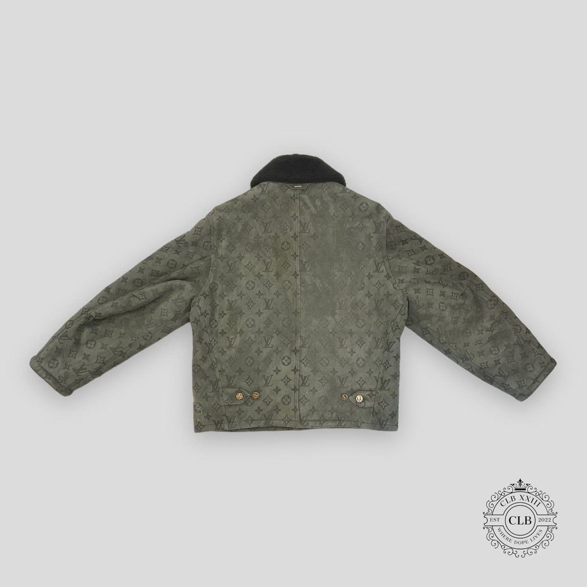 Louis Vuitton LOUIS VUITTON LVSE MONOGRAM SHEARLING BLOUSON Size US L / EU 52-54 / 3 - 2 Thumbnail