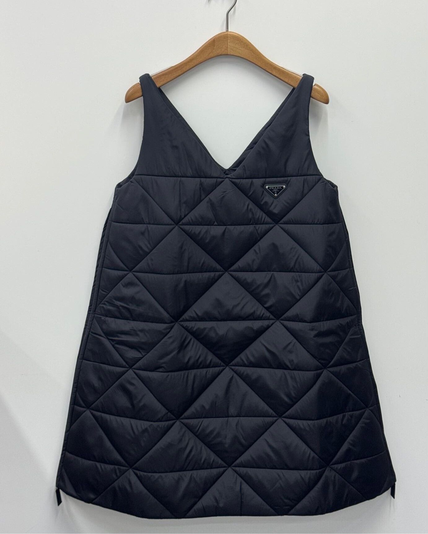 Prada Prada Women's V-Neck Padded Vest Dress Size S / US 4 / IT 40 - 1 Thumbnail