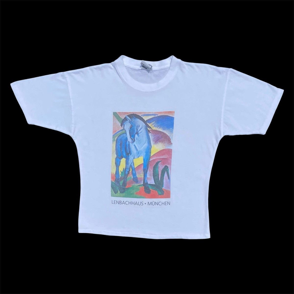 Vintage RARE ‼️ Franz Marc • Blue Horse I Size US M / EU 48-50 / 2 - 1 Thumbnail