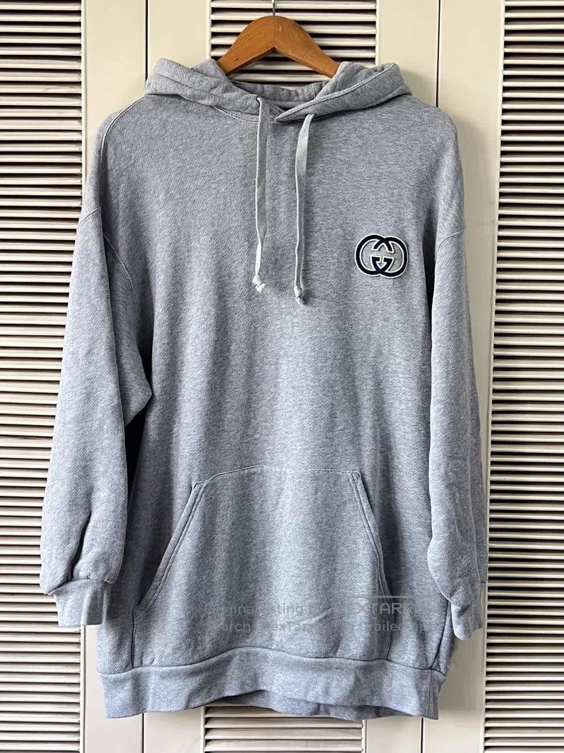 Gucci Gucci Grey hooded sweatshirt Size US XS / EU 42 / 0 - 1 Thumbnail