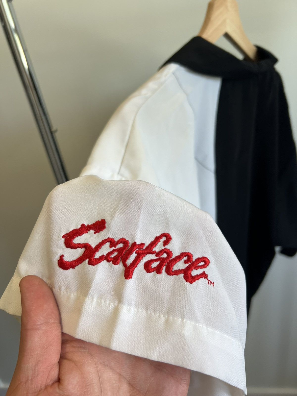 Vintage SCARFACE TONY MONTANA RAYON BUTTON UP Size US XL / EU 56 / 4 - 3 Thumbnail