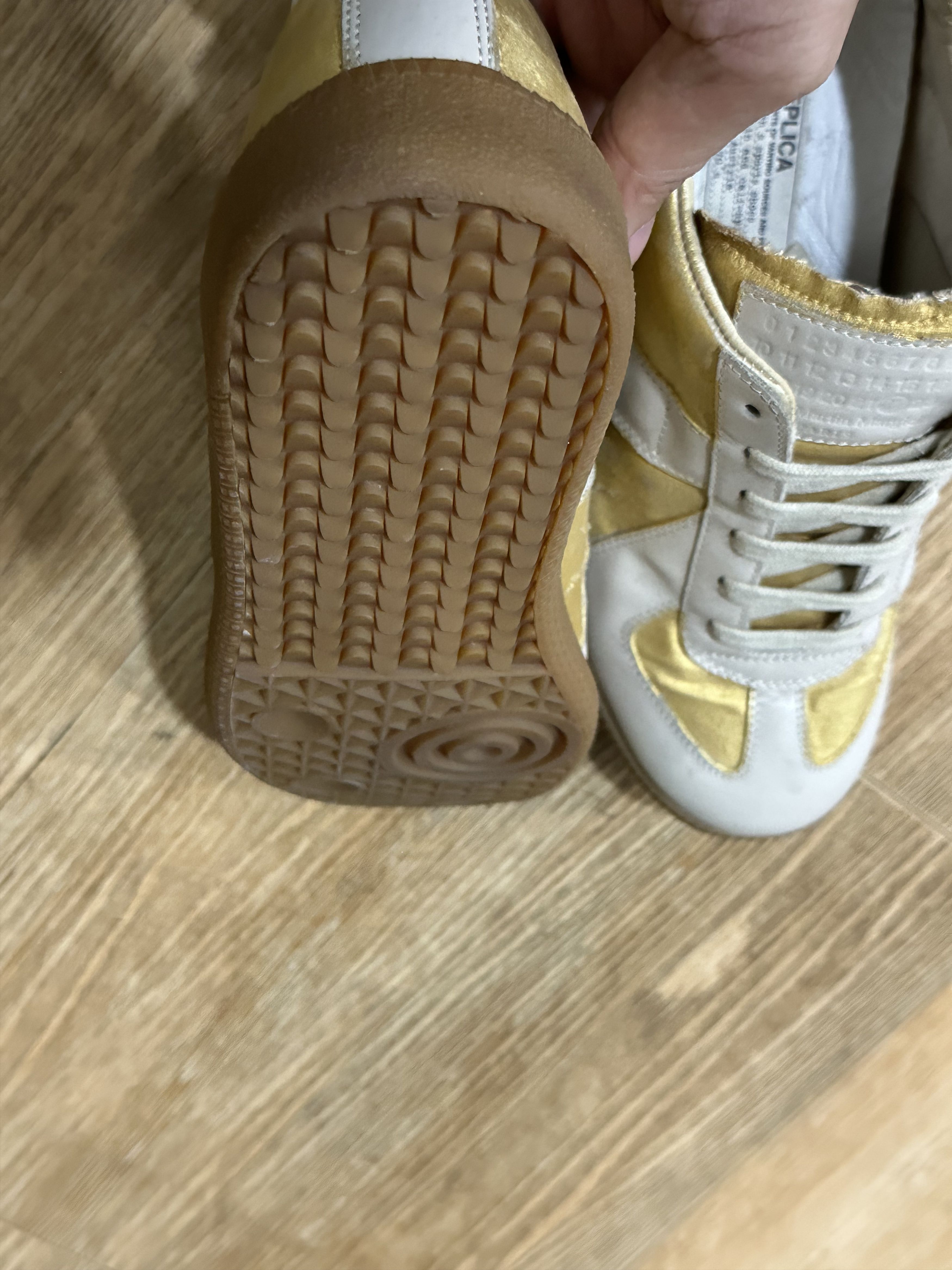 Maison Margiela VTG Maison Margiela GATS Gold Replica Sneaker Size US 7 / EU 40 - 17 Thumbnail