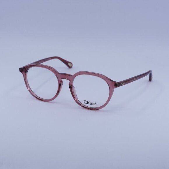Chloe Chloe CH0012O 006 Eyeglasses Pink 50mm Square Frame Size ONE SIZE - 8 Thumbnail