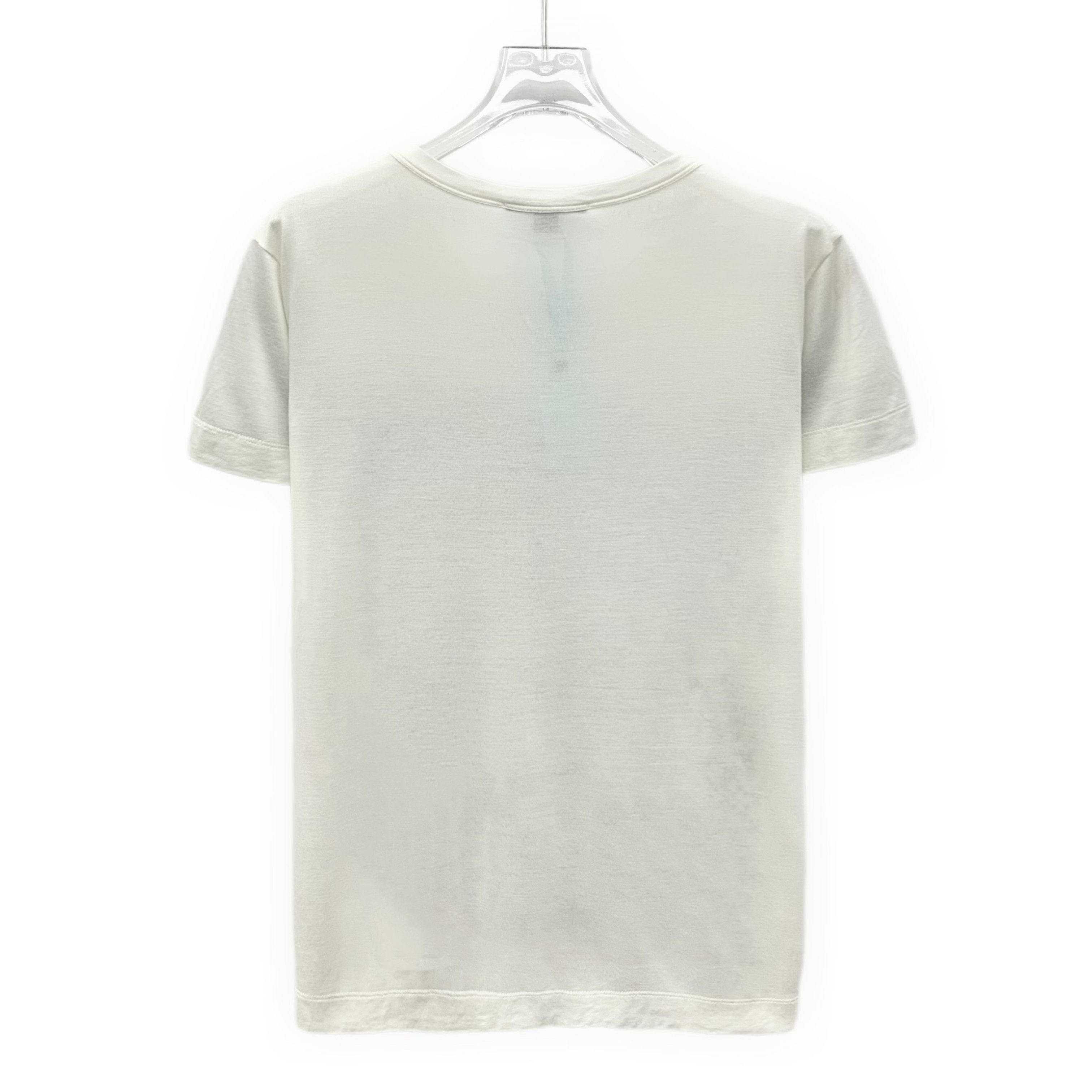 Louis Vuitton Louis Vuitton Logo Print T-Shirt White (M) Size US M / EU 48-50 / 2 - 2 Thumbnail
