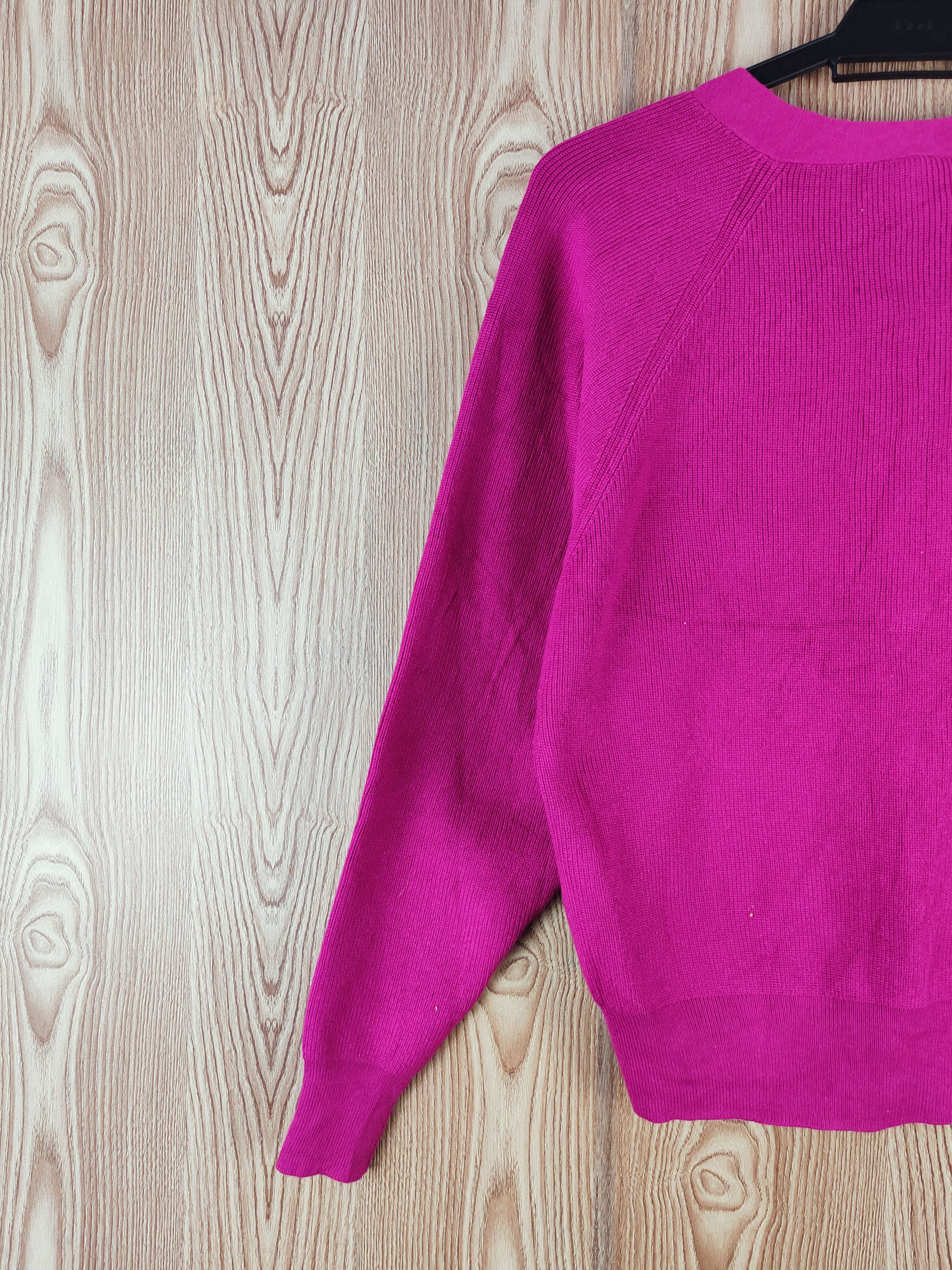 Homespun Knitwear AG Purple Knitwear Cardigan japan #W062 Size US S / EU 44-46 / 1 - 8 Thumbnail