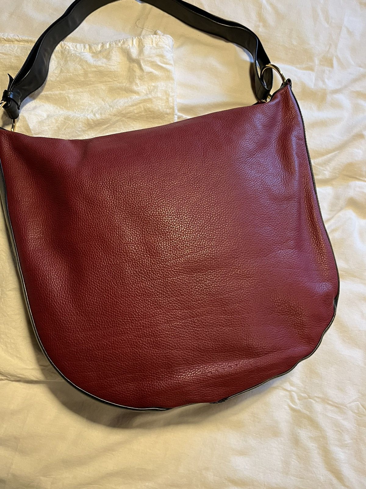 Marni Marni big leather shoulder/crossbody bag. Size ONE SIZE - 3 Thumbnail