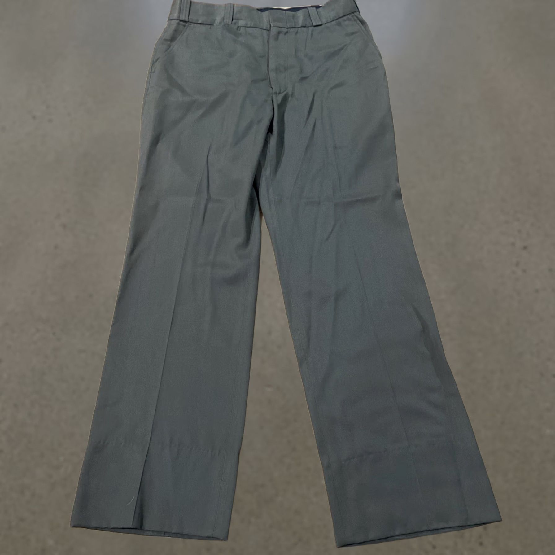 Vintage VINTAGE Green Pleated Mens Pants Western Costume Co. Hollywood 35 Breeches Cotton Cosplay USA Mens Size US 35 - 1 Thumbnail
