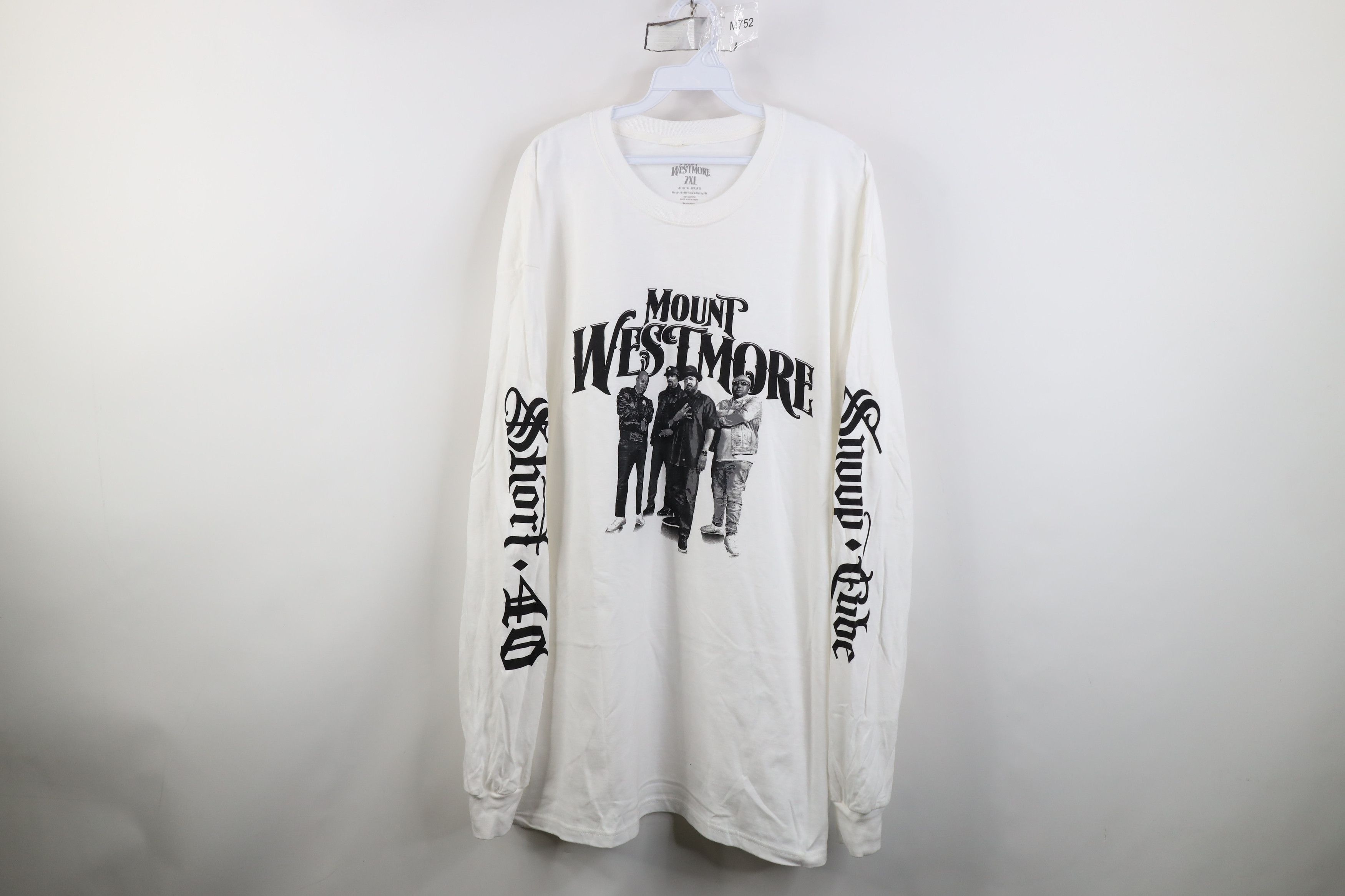 Vintage Vintage 40 Snoop Dogg Ice Cube Long Sleeve Rap T-Shirt White Size US XXL / EU 58 / 5 - 1 Thumbnail