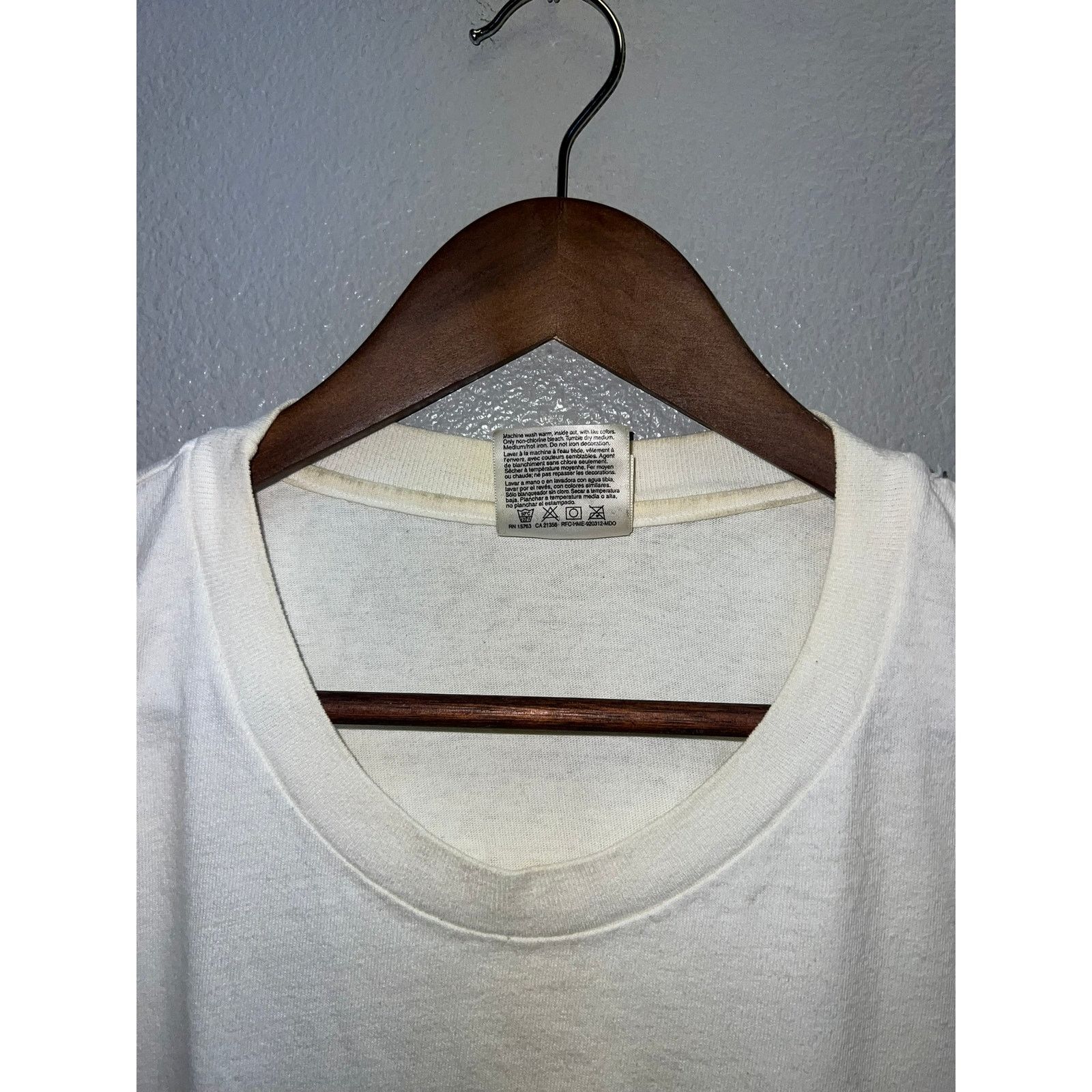 Hanes Vintage Terrell Fly In Shirt School Air Force Tee 90s VTG L Size US L / EU 52-54 / 3 - 6 Thumbnail