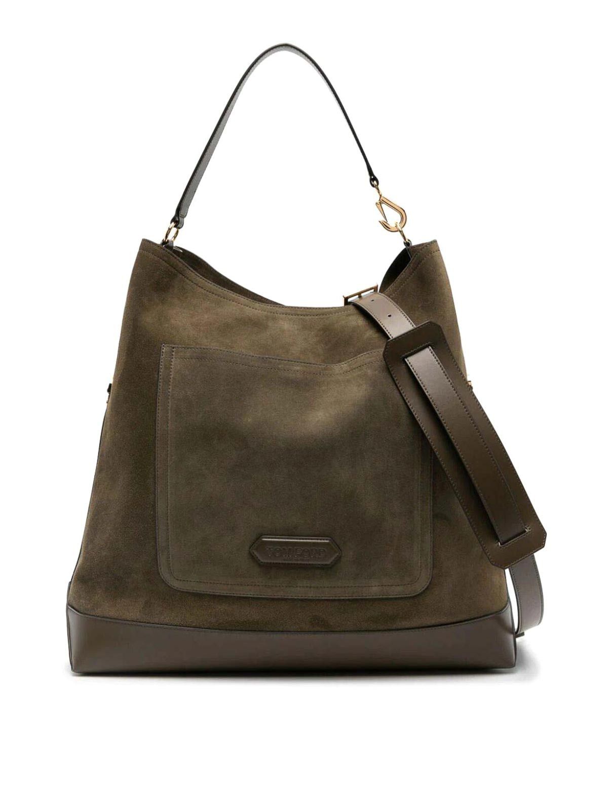 Tom Ford o1loc1c0325 H0577 Size: OS / Tote Bag in Military Green Size ONE SIZE - 1 Thumbnail