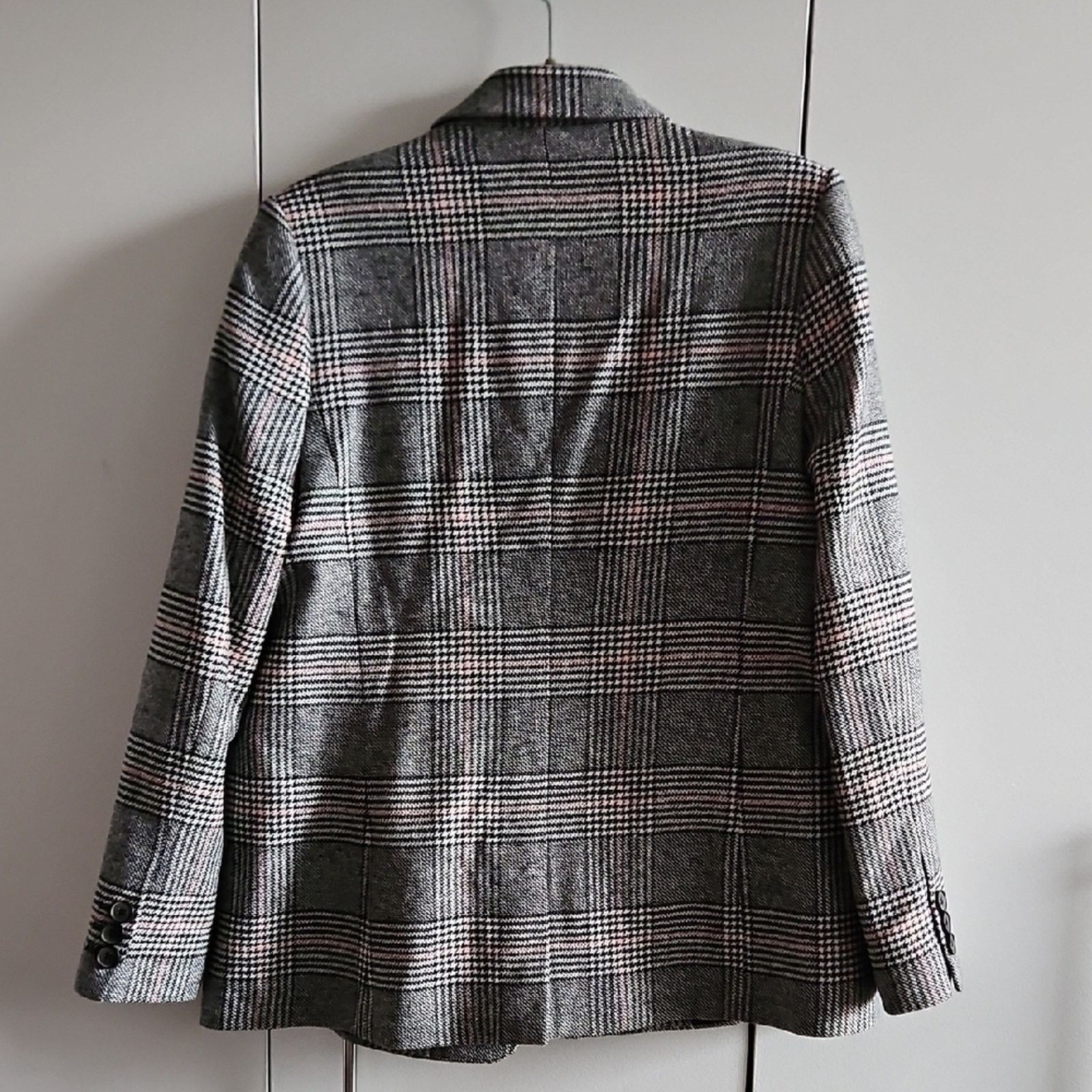Anine Bing Anine Bing Size S Black and White Checkered Blazer Size S / US 4 / IT 40 - 7 Thumbnail
